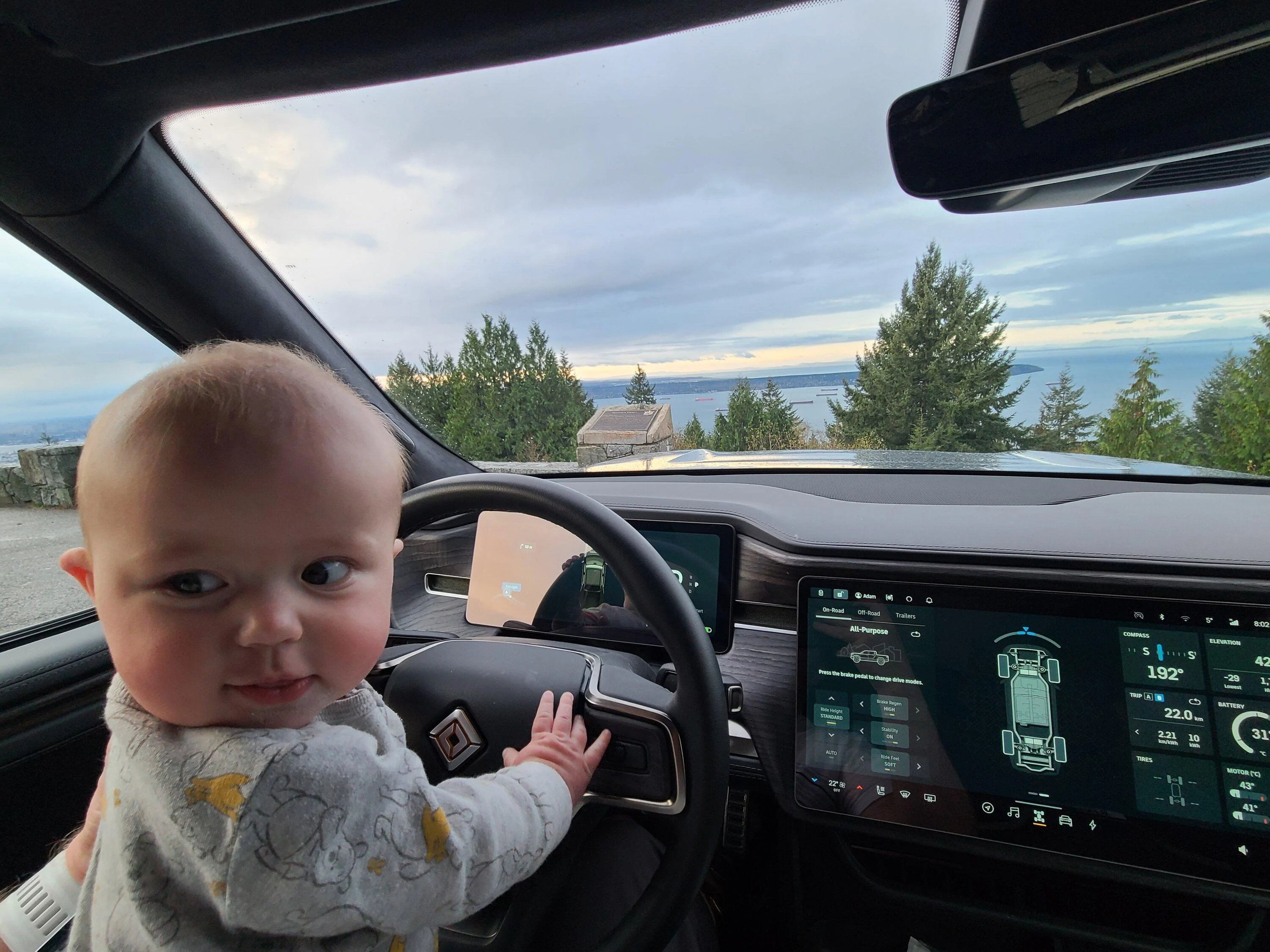 Rivian R1T R1S R1T Car Seat Anyone? 20231119_080215