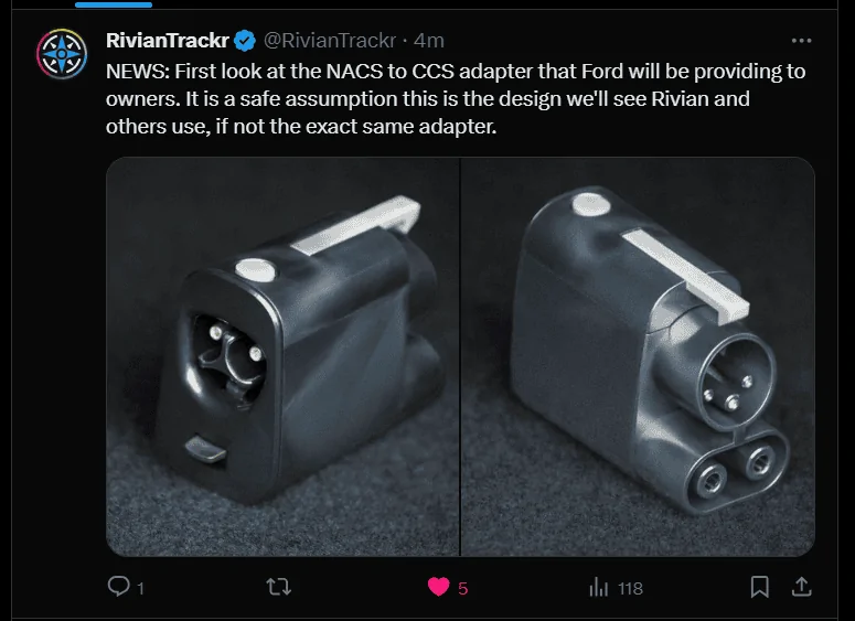 Rivian R1T R1S Ford CEO announces “magic dock” adapter around the corner! 1706717832613