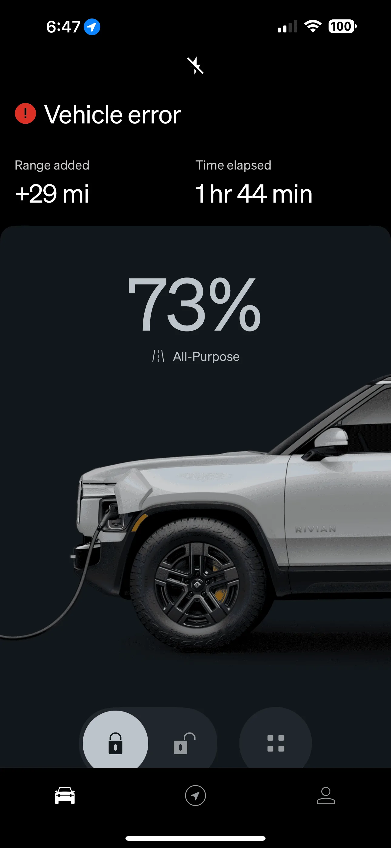 Rivian R1T R1S SOC Creep Above Limit IMG_2072