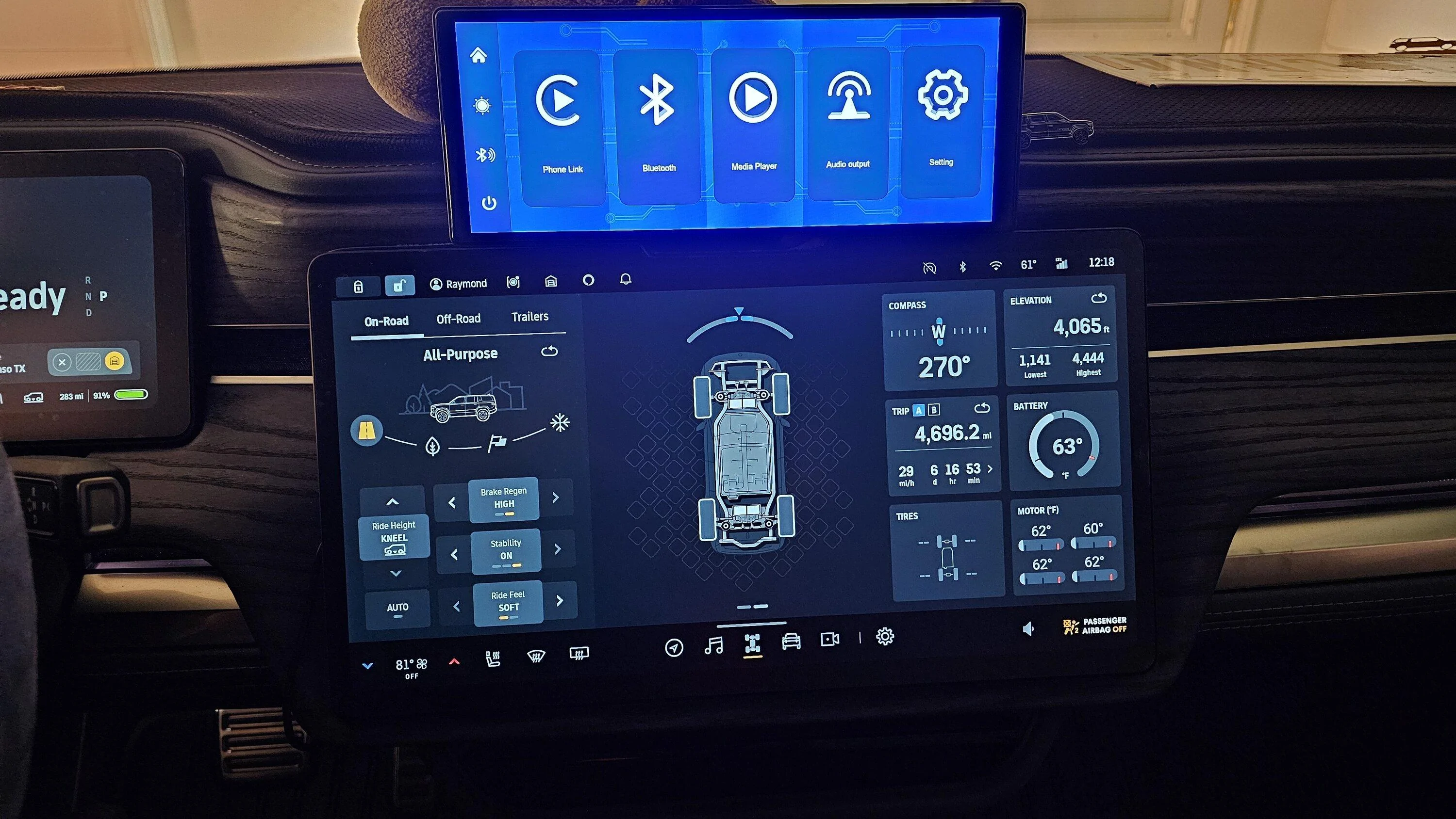Rivian R1T R1S CarPlay & Android Auto Smart Dash Screen has arrived!  New from EVSportline.com 1706987901984528918249930280967