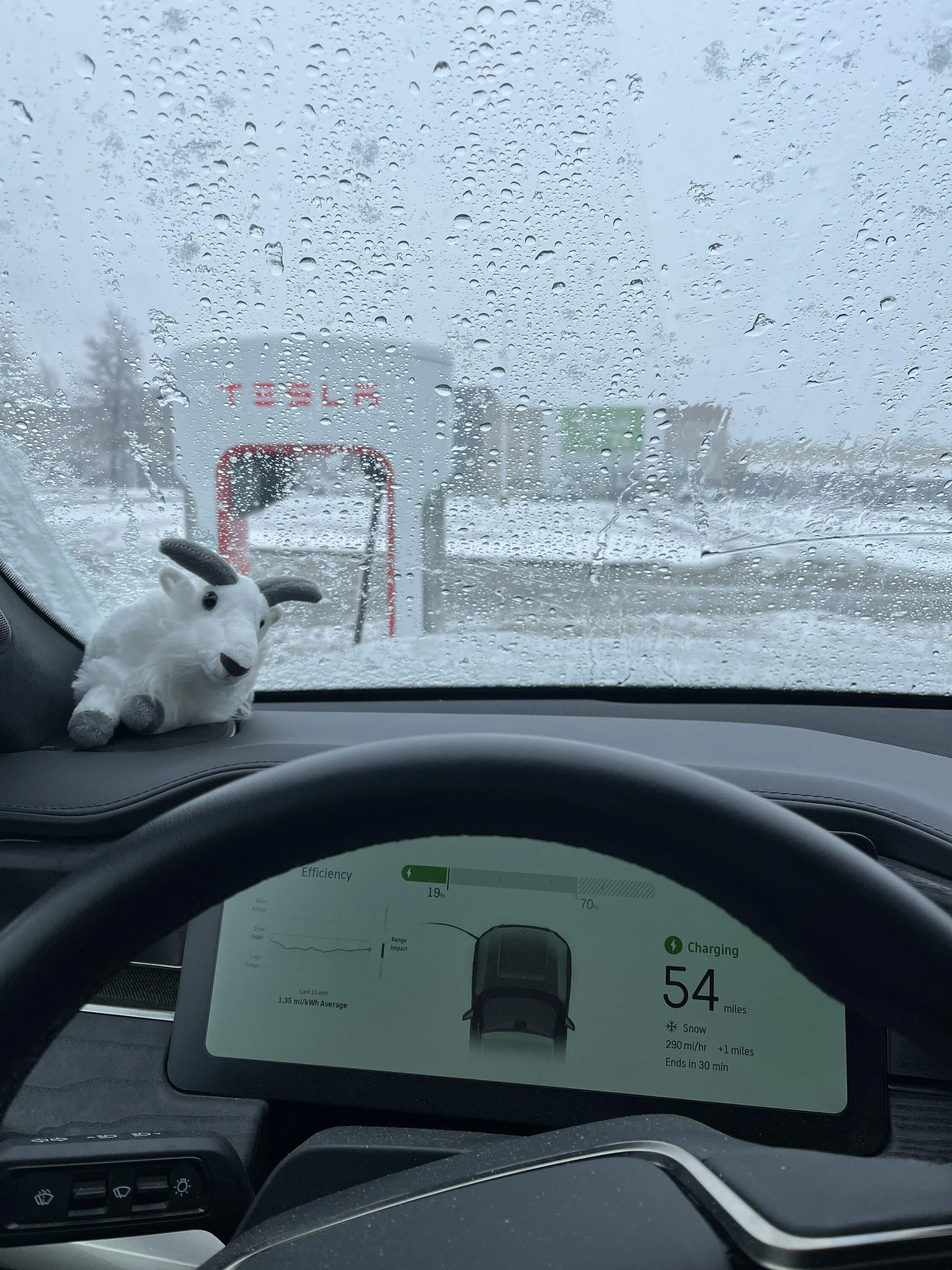 Rivian R1T R1S Finally charged at a Tesla Magic Dock Supercharger IMG_0890