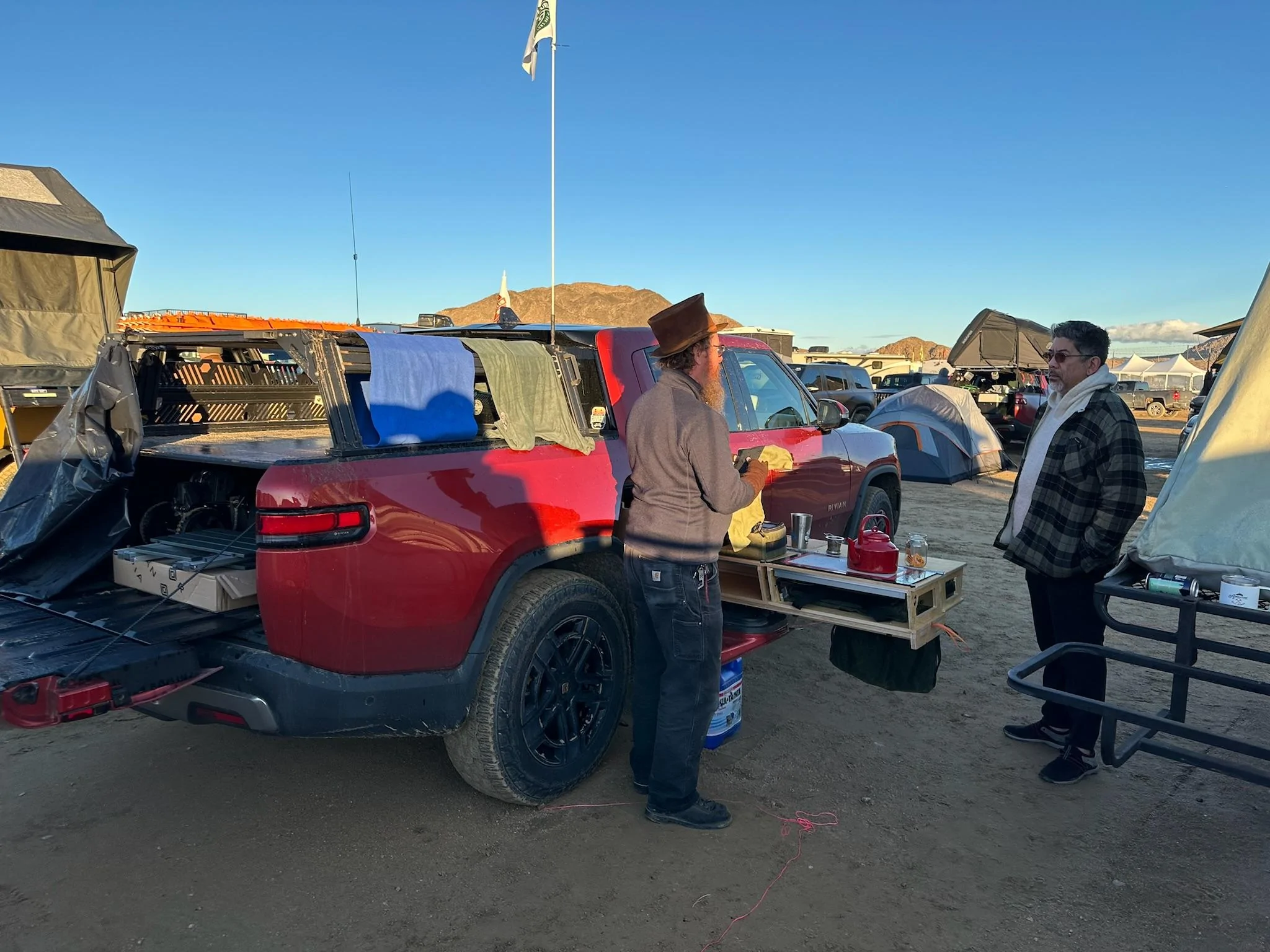 Rivian R1T R1S Fun at King of the Hammers IMG_5671