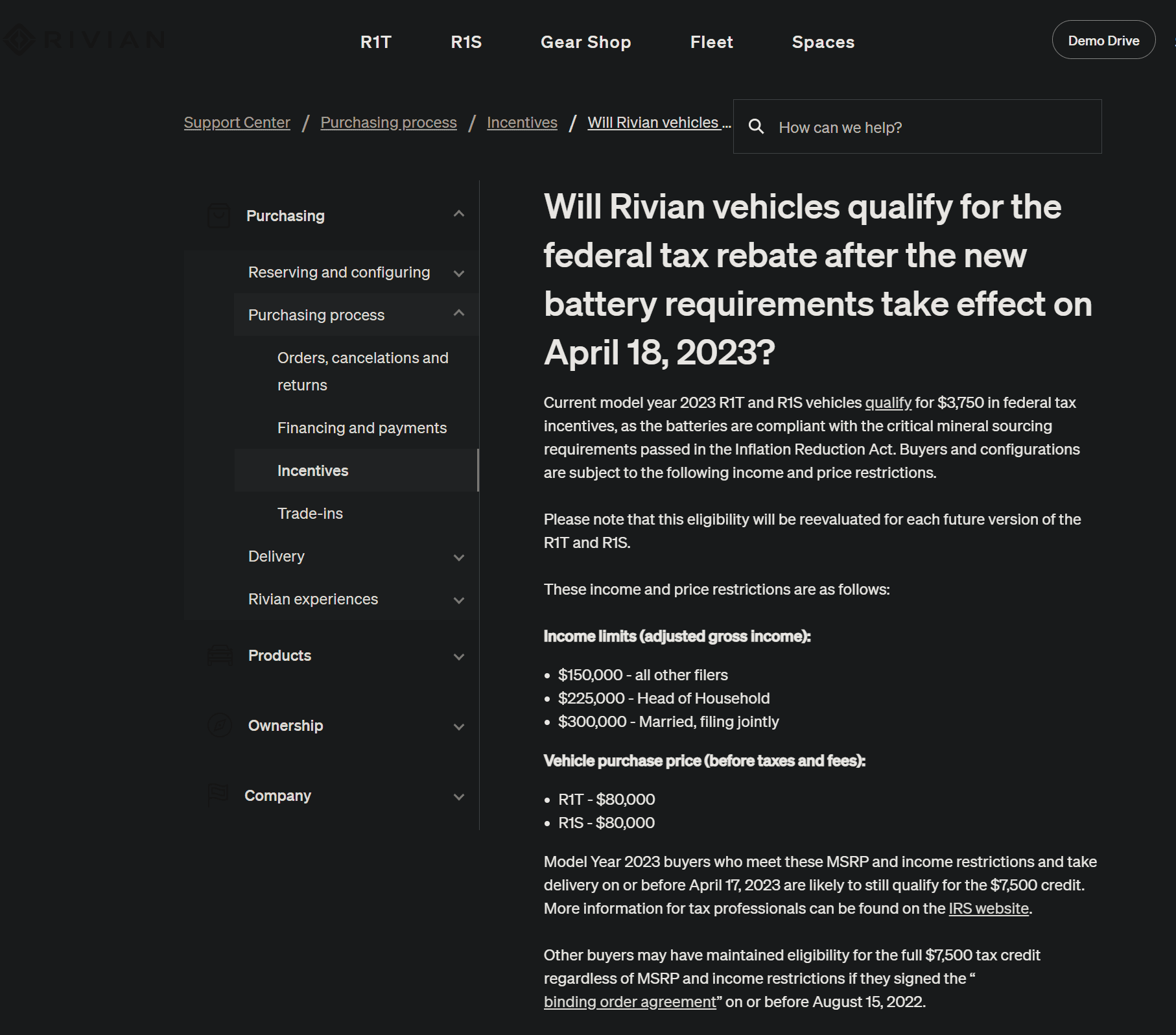 Rivian R1T R1S Standard and Standard+ battery packs introduced; R1T and R1S base prices dropped (2/8/24) 1707432267320