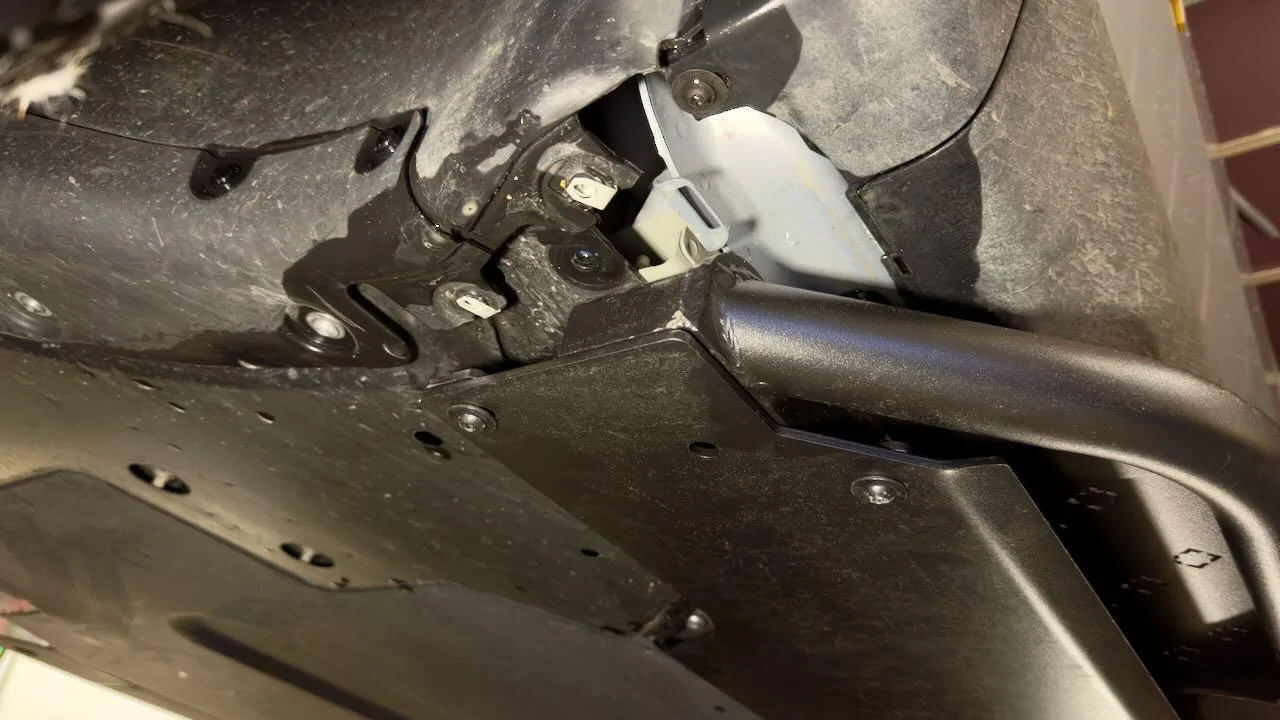 Rivian R1T R1S EVSportline Sliders - Cutting the panels 1a.FrontOpen_lg