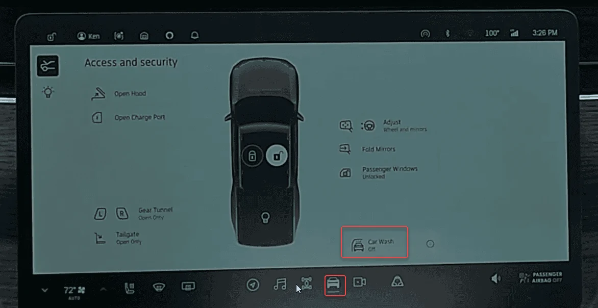 Rivian R1T R1S Car Wash Mode? - solved 1707515156523