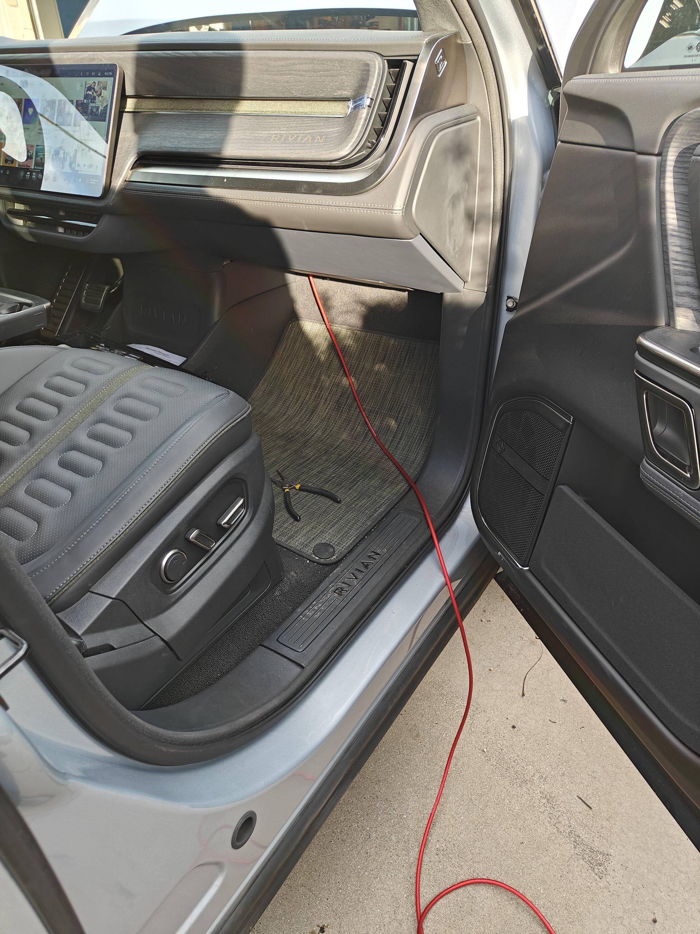 Rivian R1T R1S Aftermarket 6X9 subwoofer experiment in a 2023 R1T IMG20240208160154