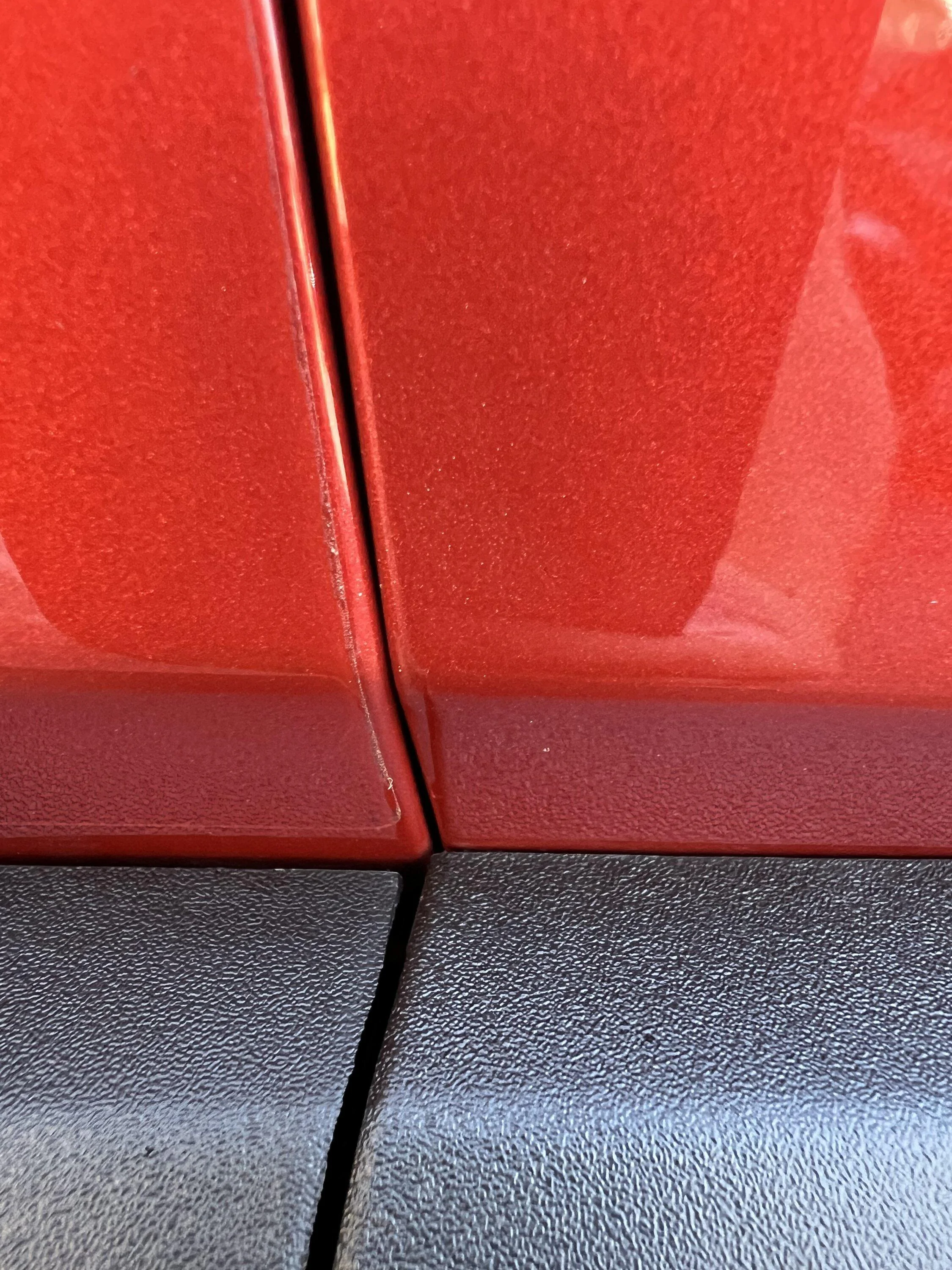 Rivian R1T R1S Misaligned R1T panel alignments resolved by Service Center IMG_3571