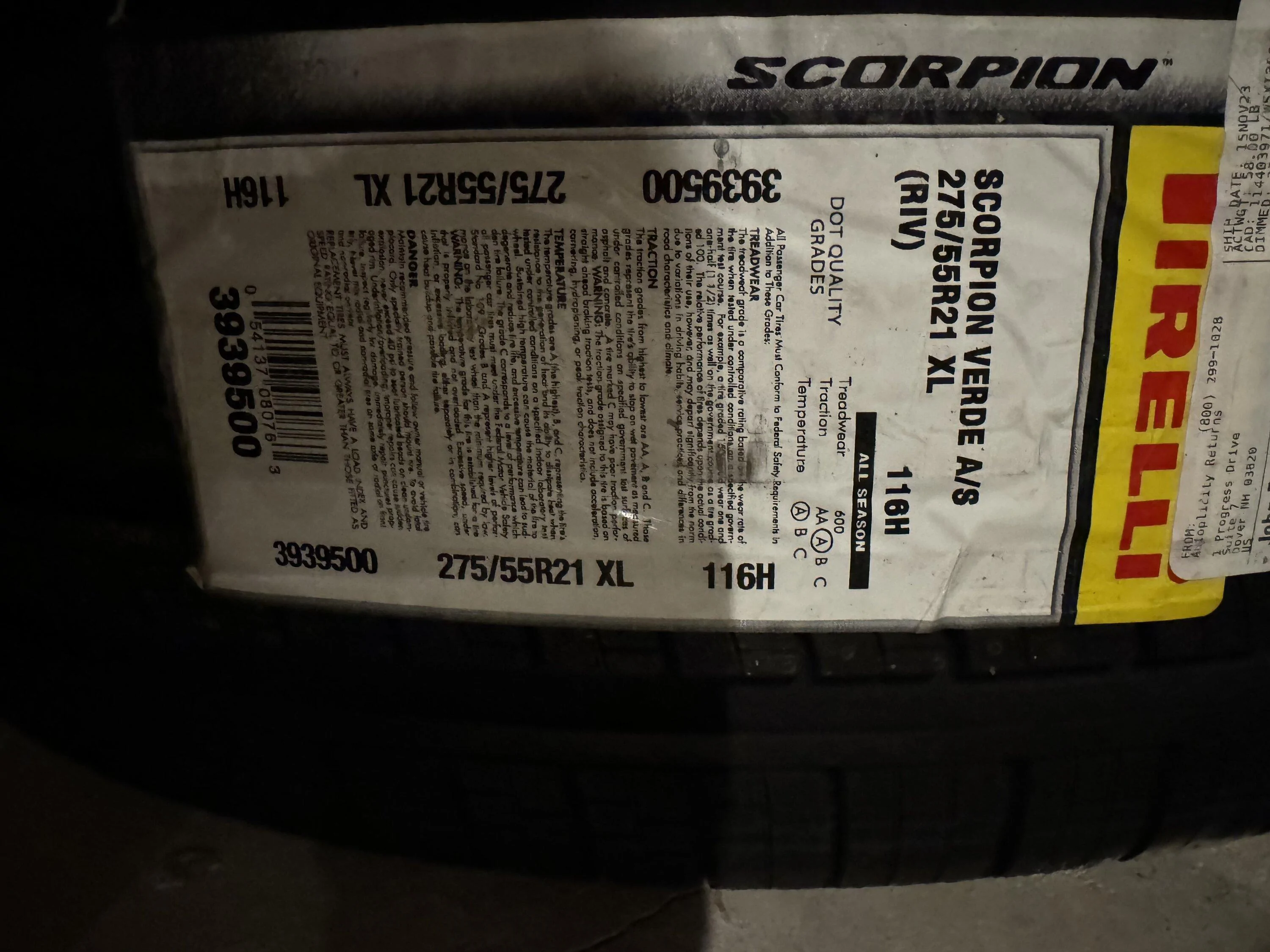 Rivian R1T R1S New 21" tire option - Michelin Defender LTX M/S 2 275/55-21 @ $380 IMG_5966