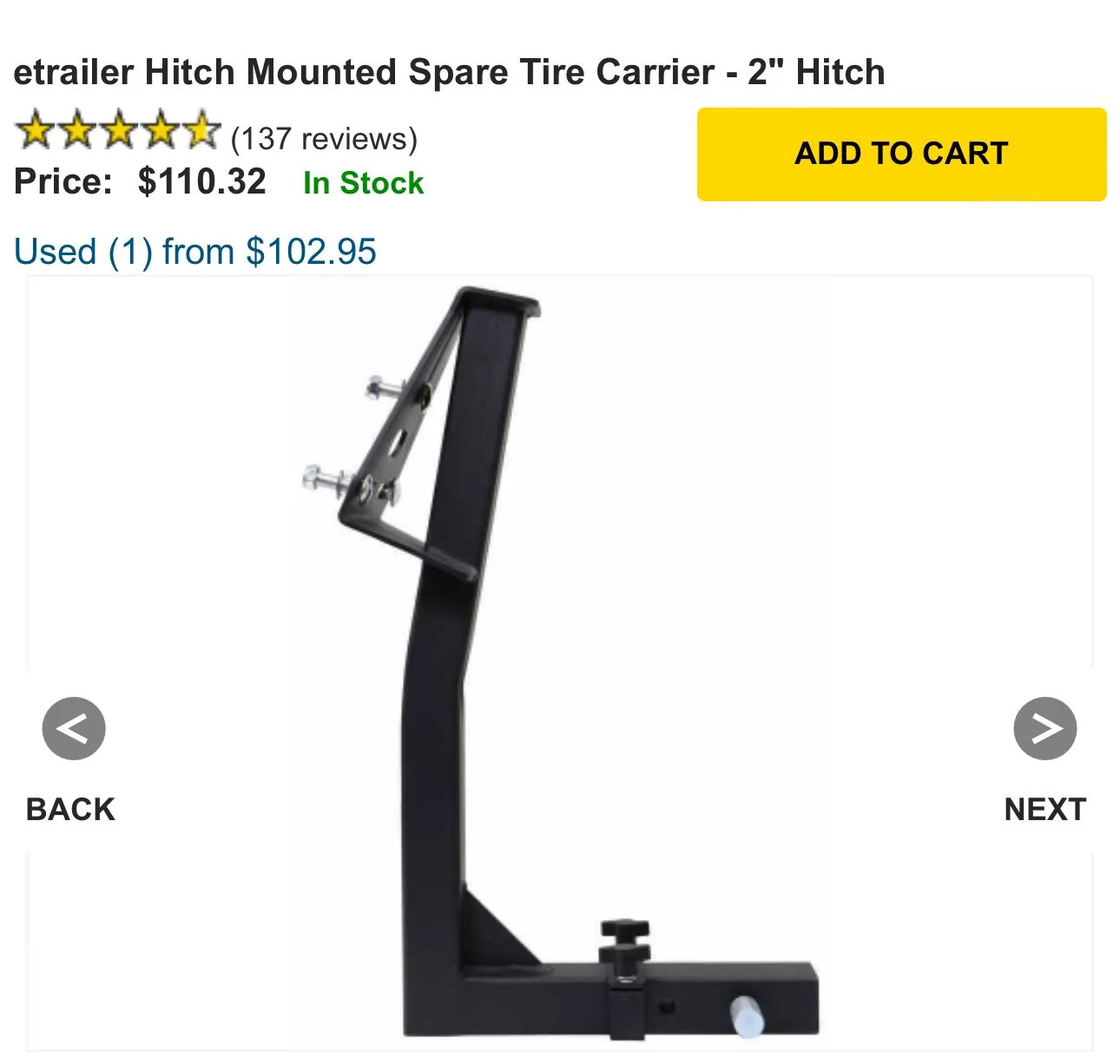 Rivian R1T R1S R1S Spare tire hitch mount options? IMG_5998
