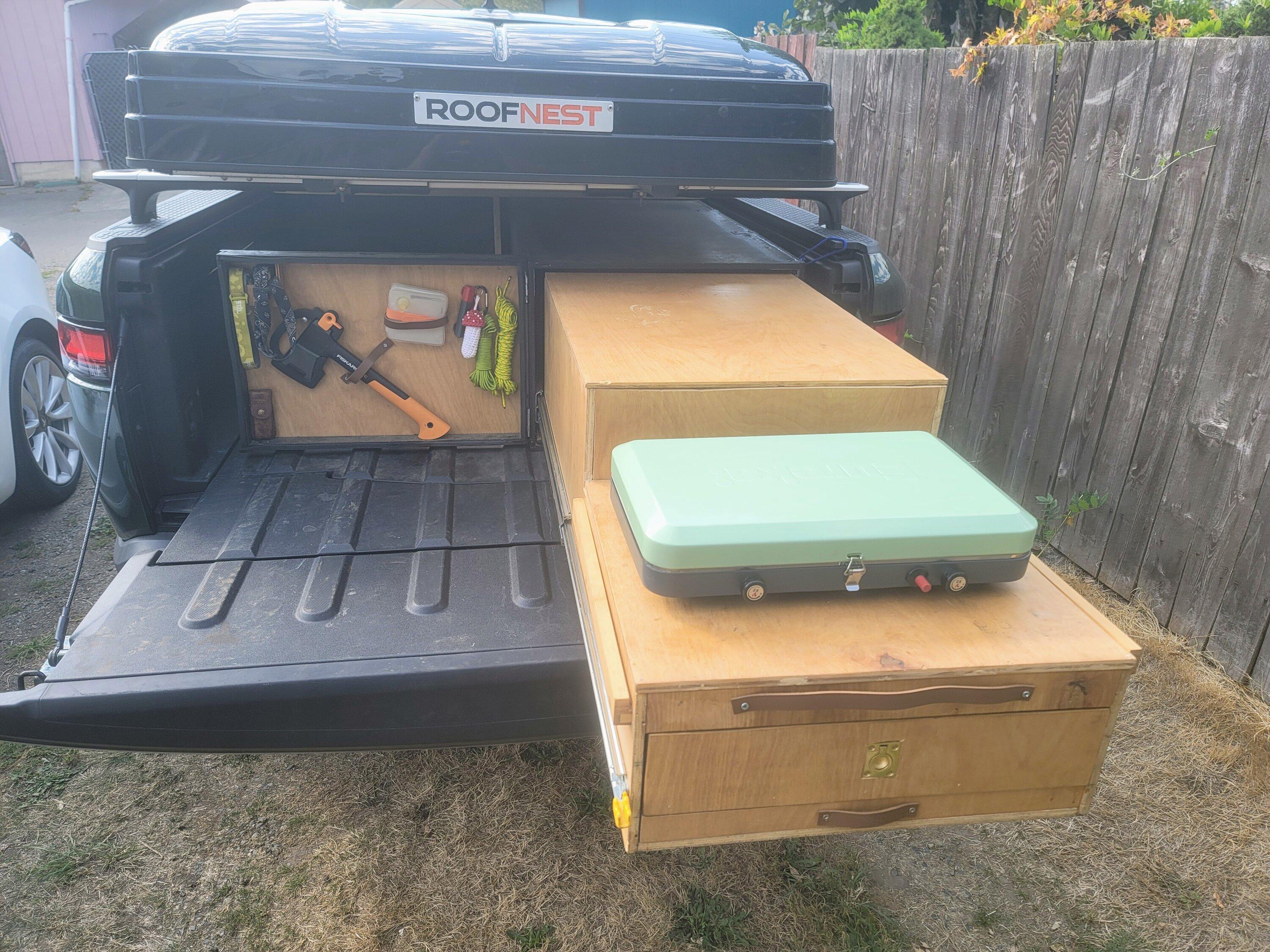 Rivian R1T R1S Camp Kitchen Plans a