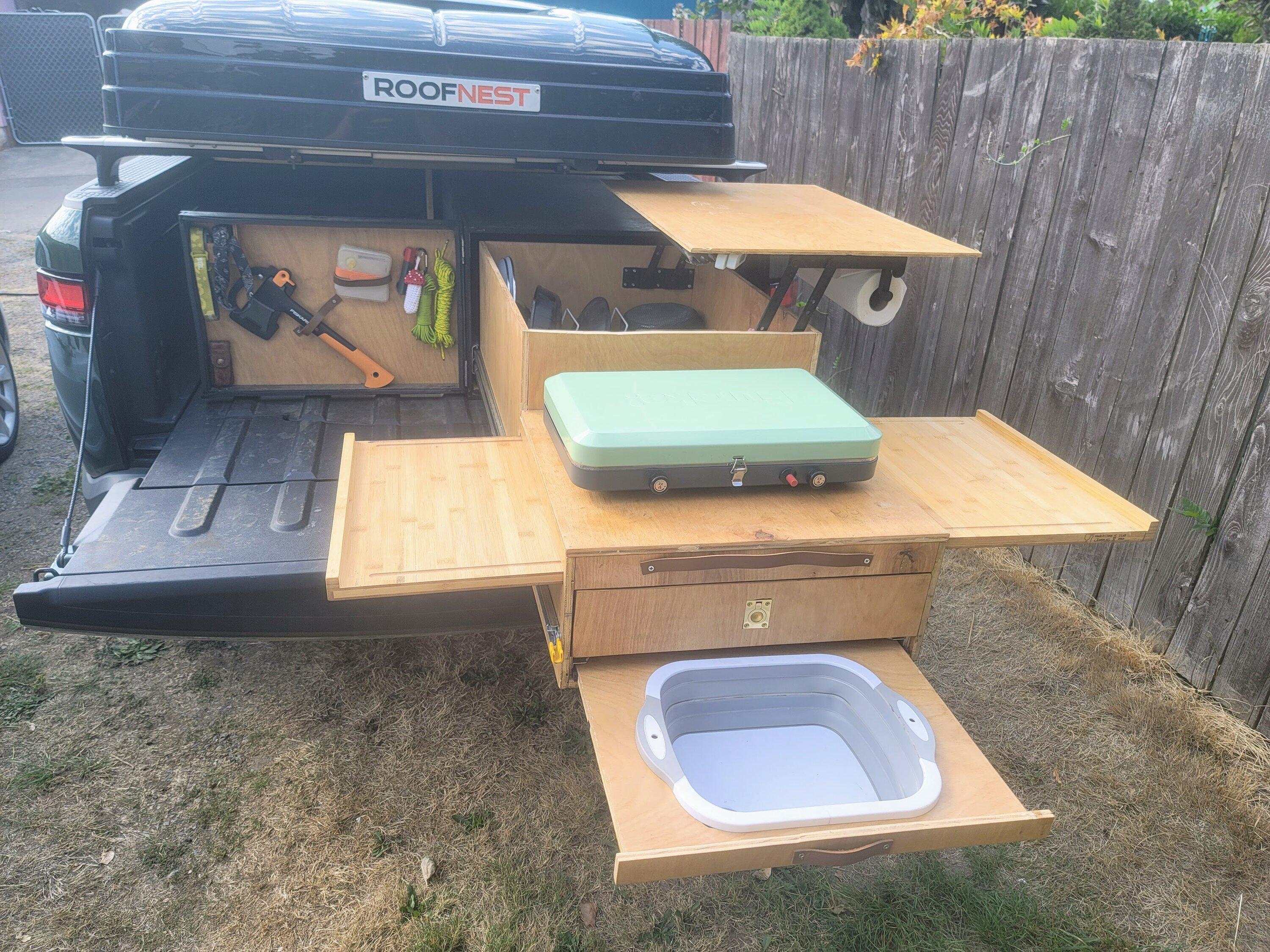 Rivian R1T R1S Camp Kitchen Plans b