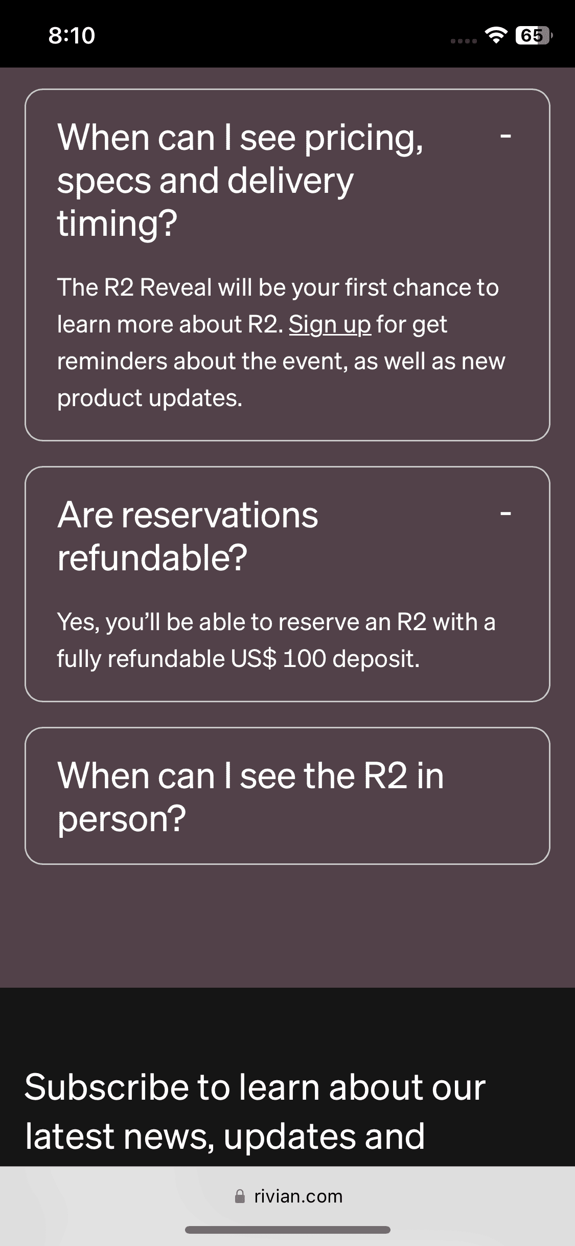 Rivian R1T R1S R2 Reservation Info ($100), Reveal Event Date and Page now on Rivian Website [Updated w/ R2 Teaser Video] IMG_0147