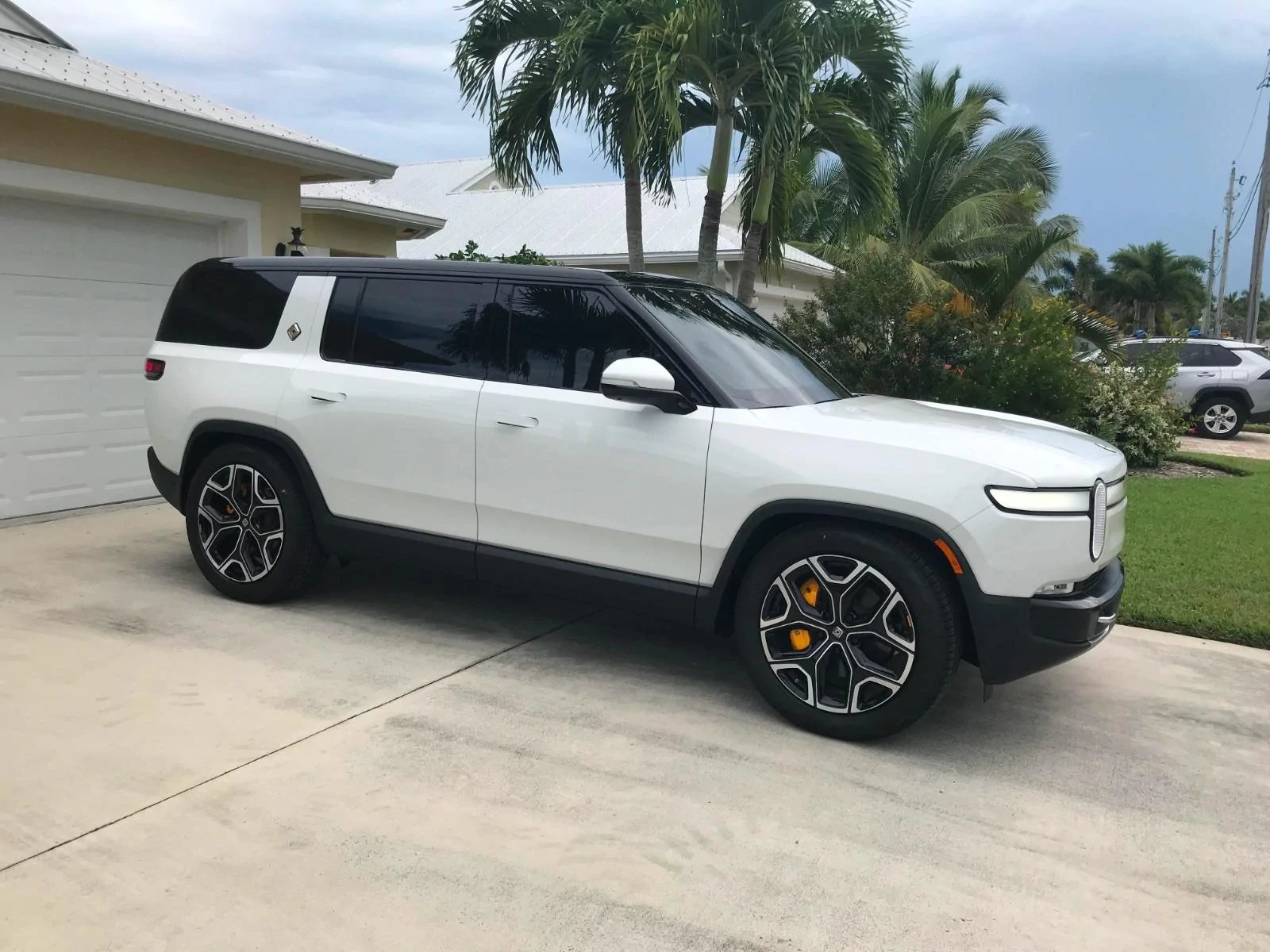 Rivian R1T R1S Is this the R2 spotted in the wild? whiterivian