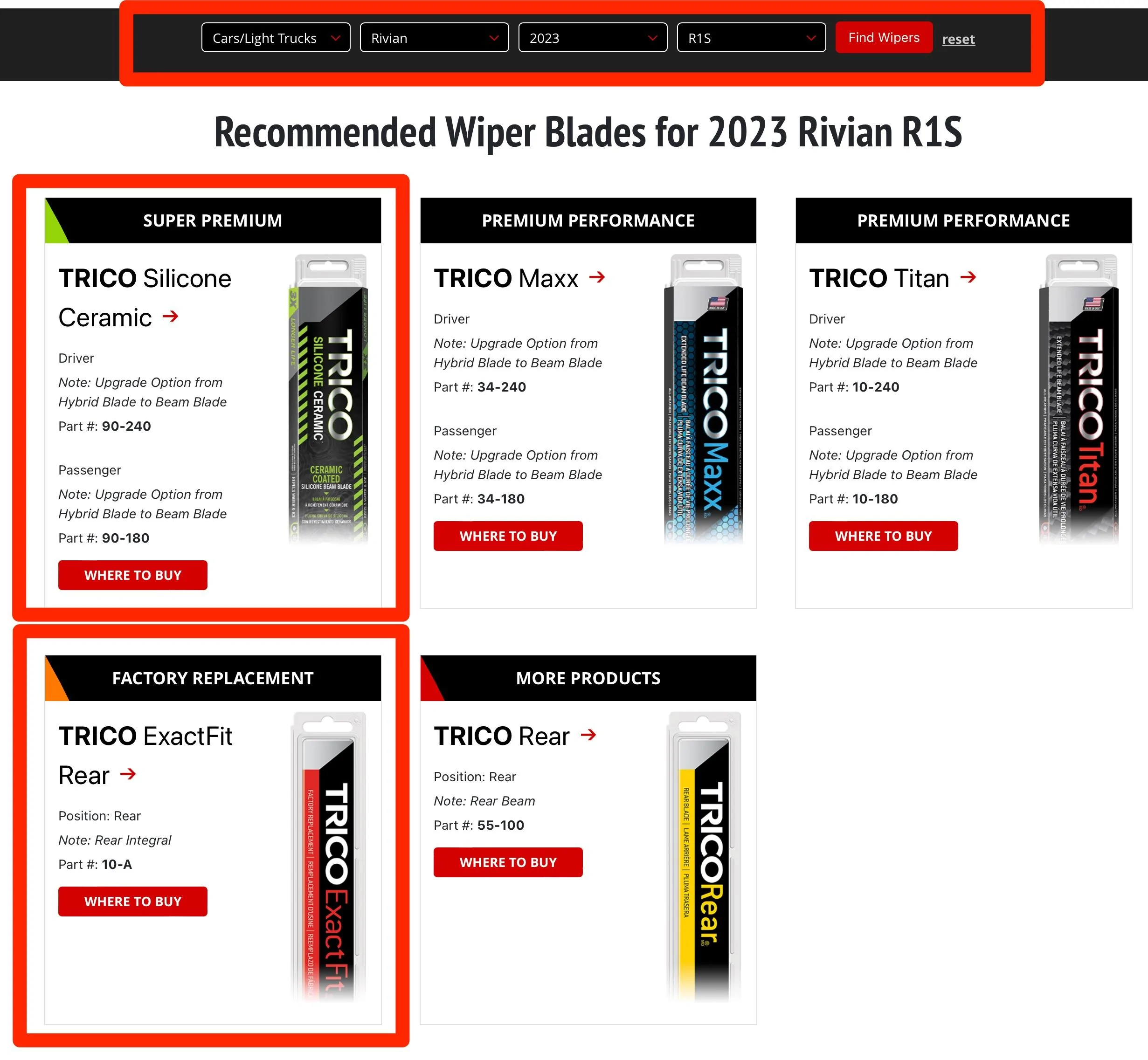 Rivian R1T R1S Snow Driving Issues Recommended_Wiper_Blades_for_Your_Vehicl