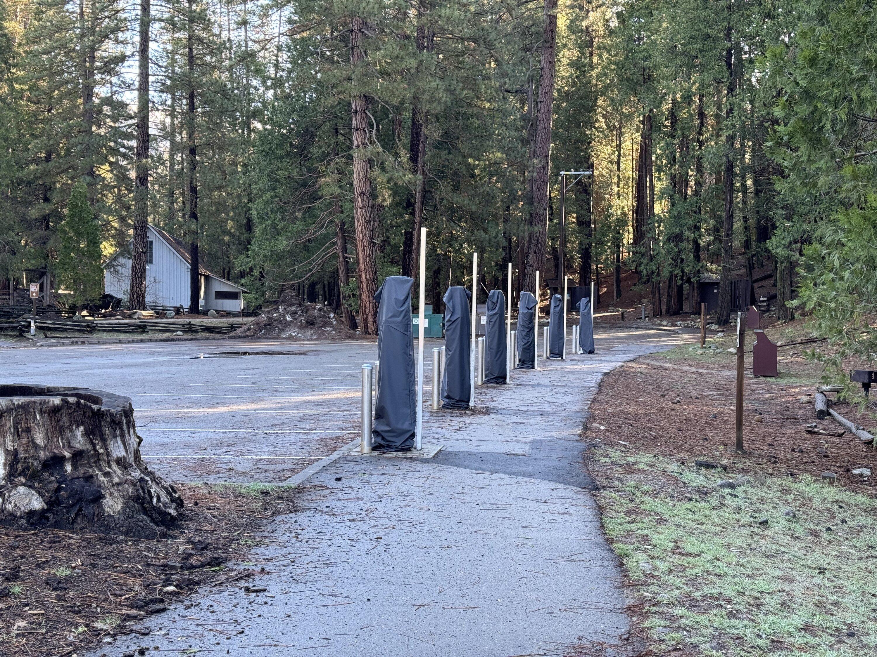 Rivian R1T R1S New Rivian Waypoints Chargers at Wawona in Yosemite IMG_3024