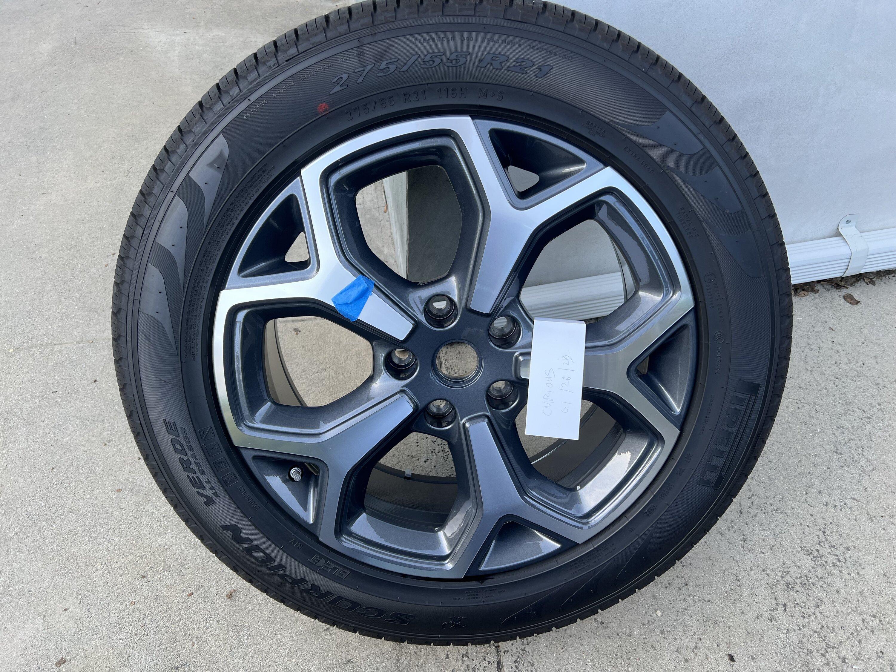 Rivian R1T R1S FS - OEM  21 inch complete wheel package $2500 IMG_0620