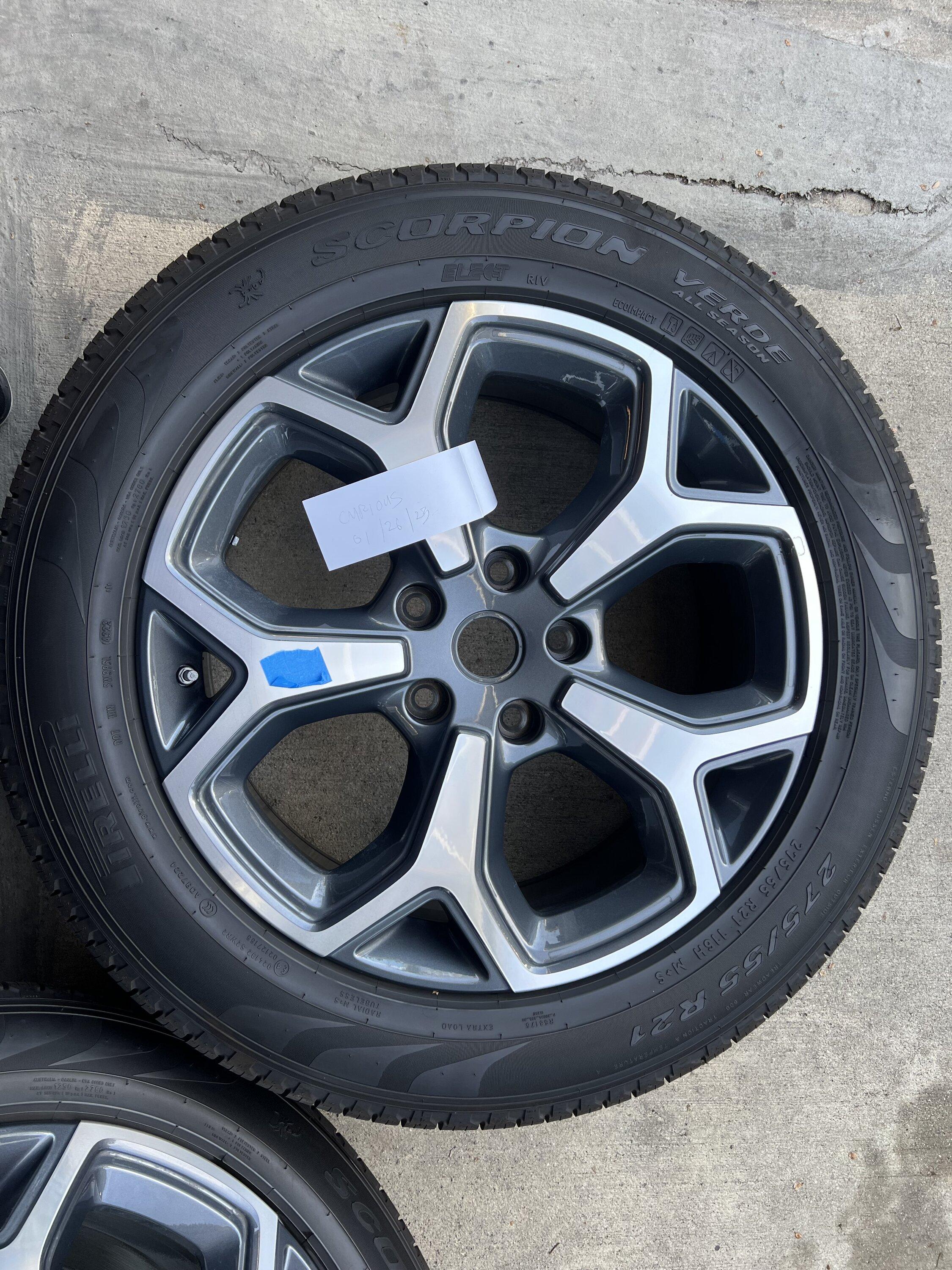 Rivian R1T R1S FS - OEM  21 inch complete wheel package $2500 IMG_0618