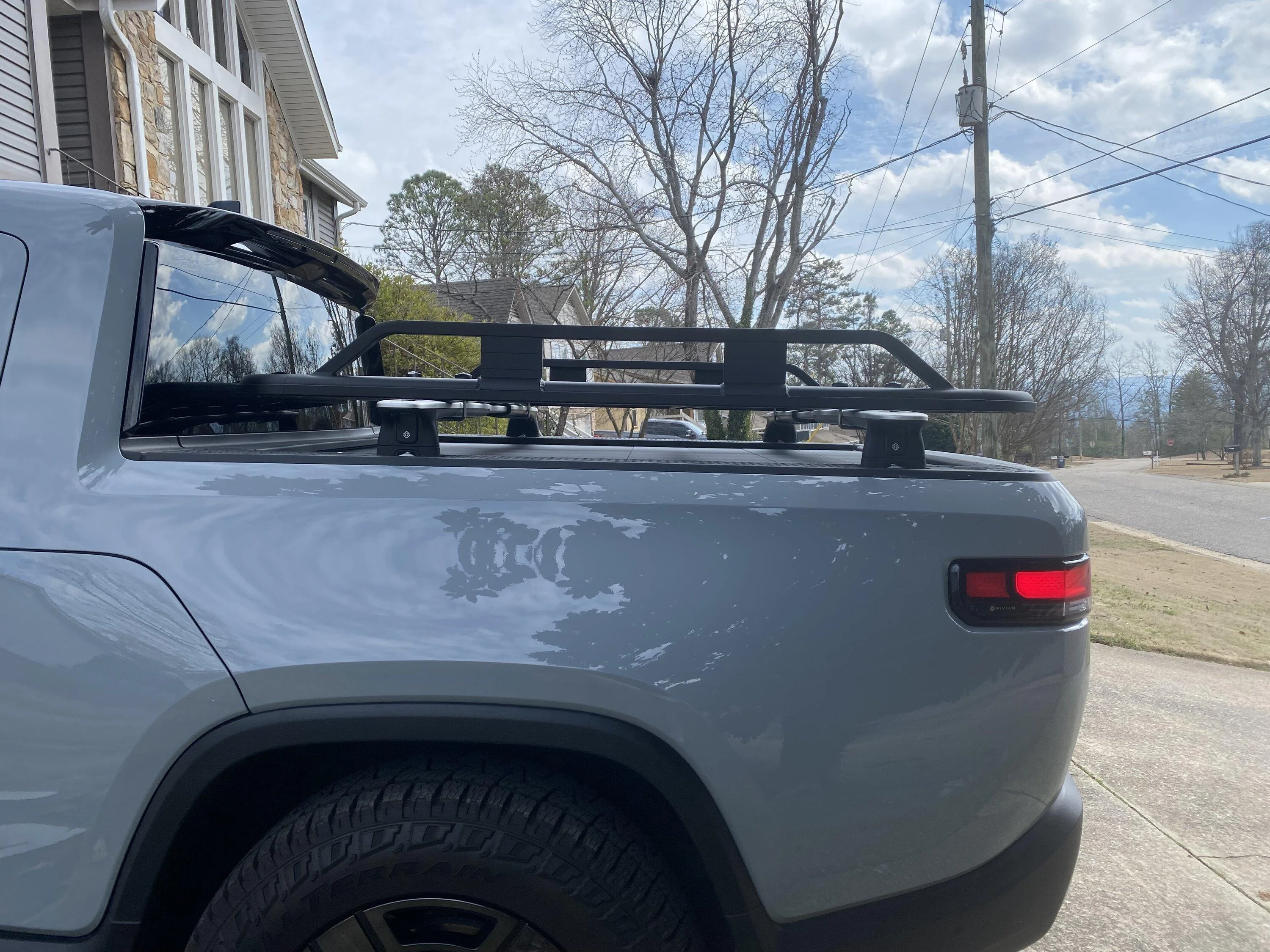 Rivian R1T R1S R1T - DNA Motoring cargo bed rack IMG_6171