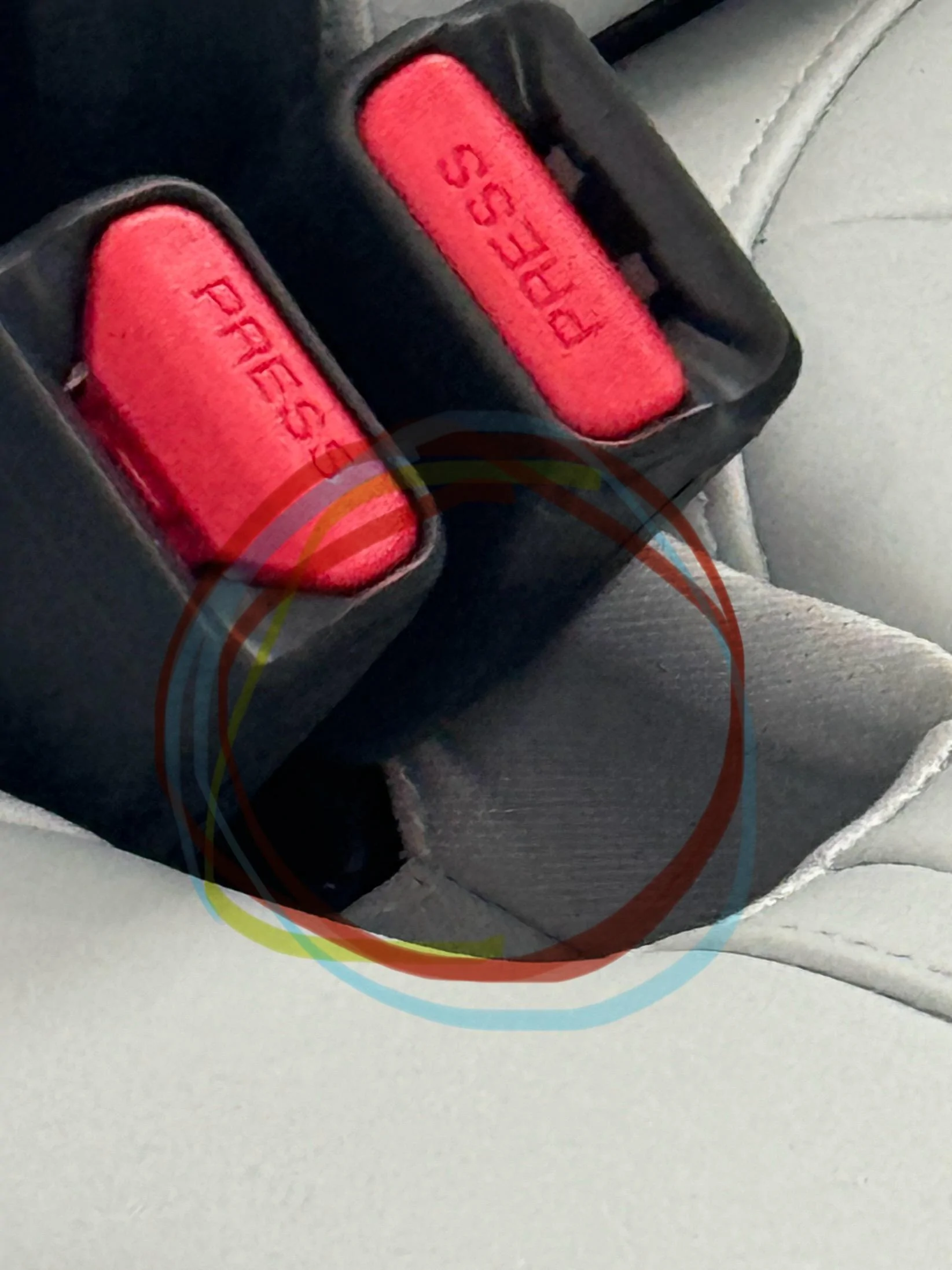 Rivian R1T R1S Lost Apple AirPod under backseat.  Disregard. Problem solved!! IMG_1779