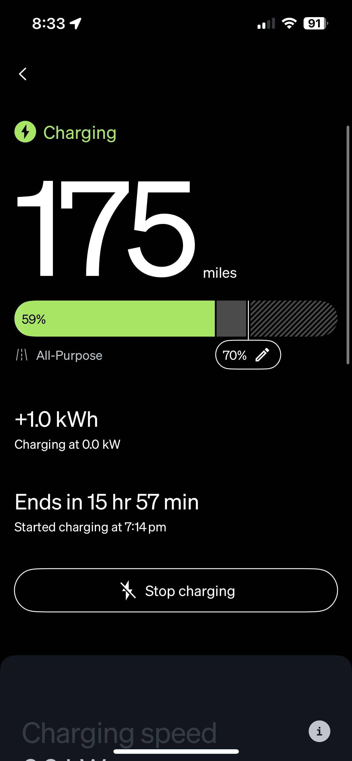 Rivian R1T R1S App Doesn’t Register Charge Rate IMG_9415