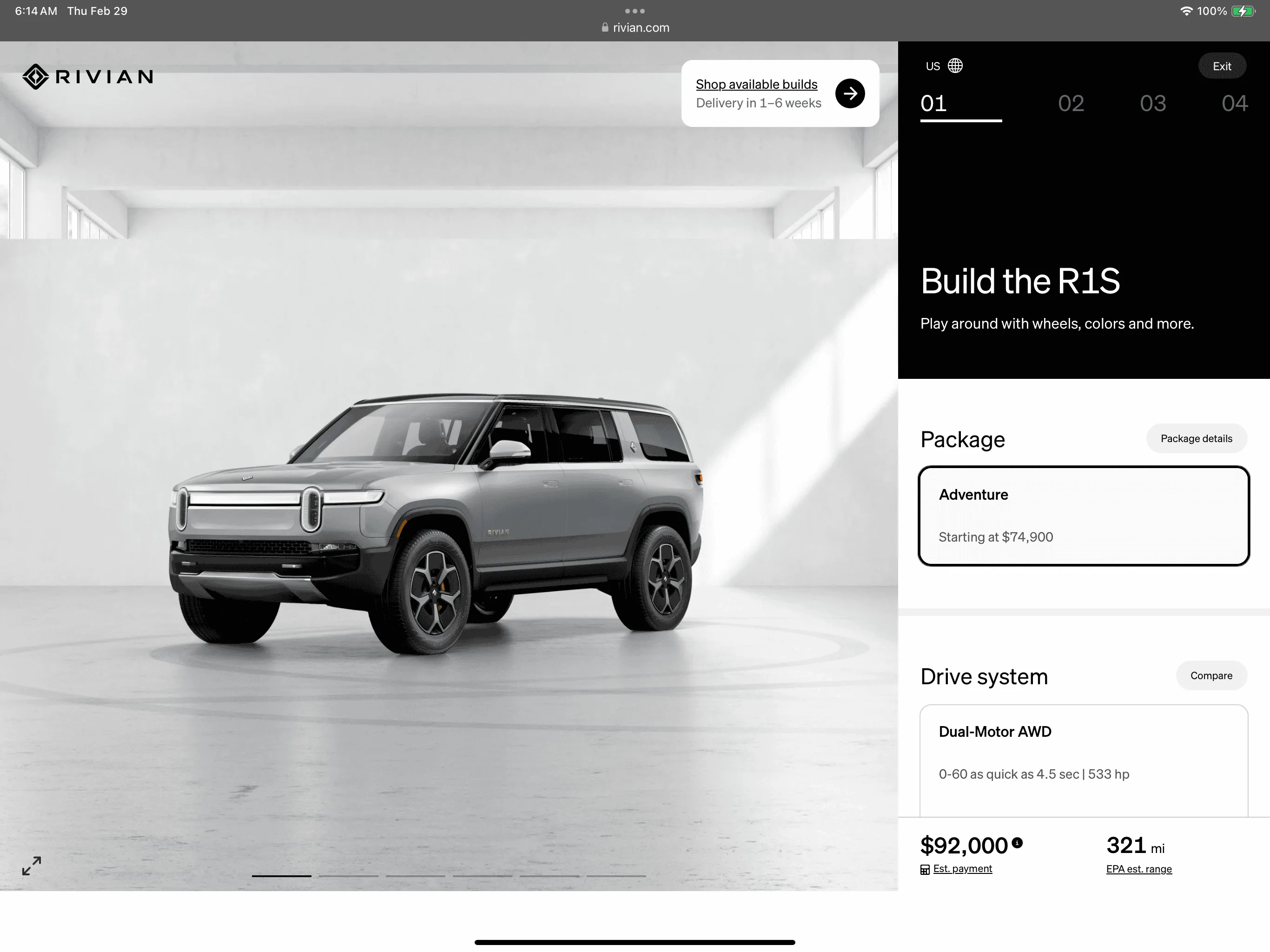 Rivian R1T R1S R1S wait time, not what I thought IMG_0102