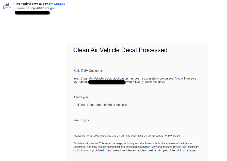 Rivian R1T R1S CA HOV Decals Online Application (Finally) 2024-02-29_12-17-01