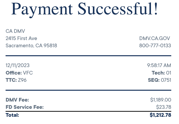 Rivian R1T R1S CA DMV renewal work around Screen Shot 2024-02-29 at 12.41.21 PM