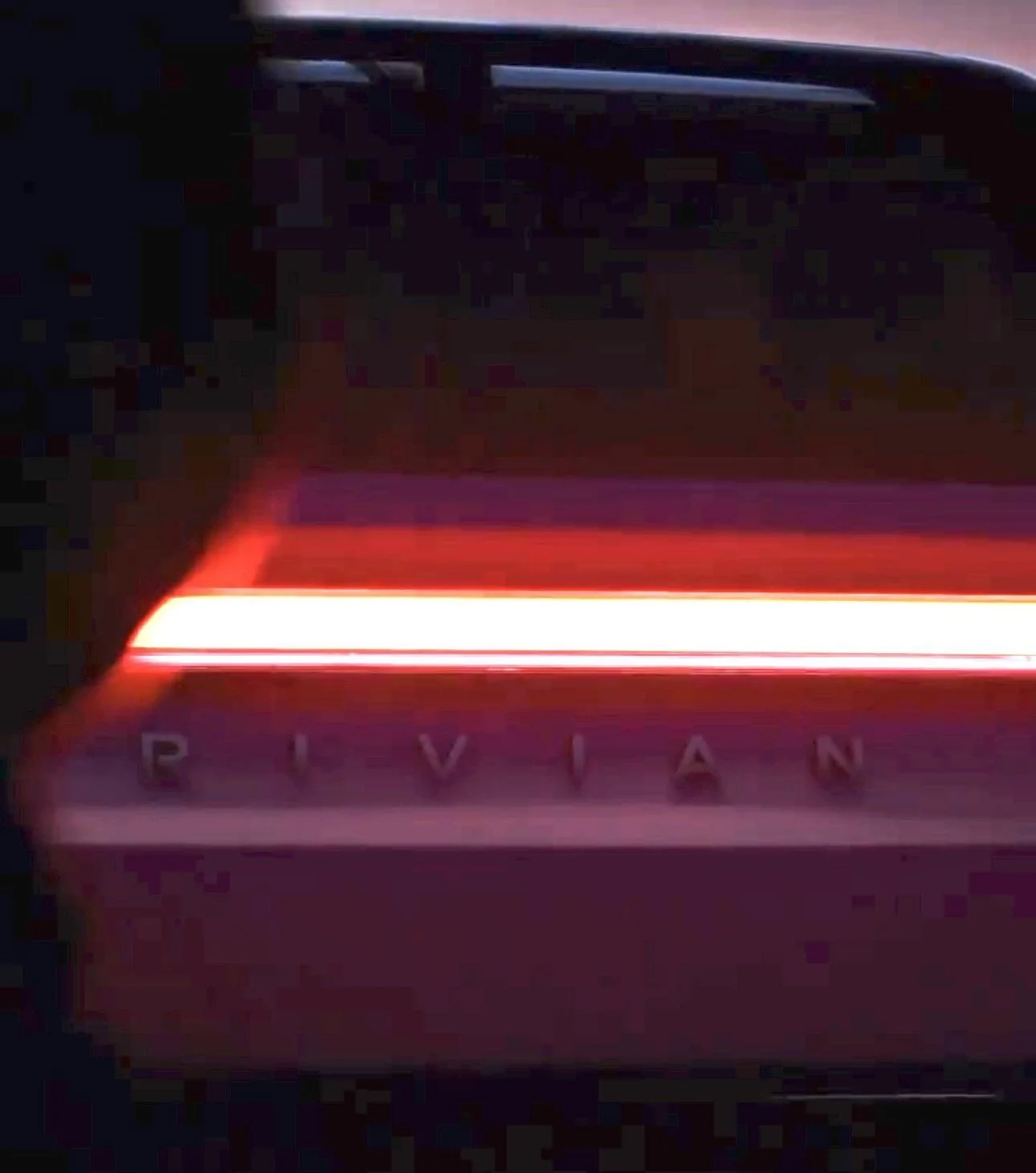 Rivian R1T R1S Fourth R2S teaser shows rear lightbar and roof spoiler! IMG_8327