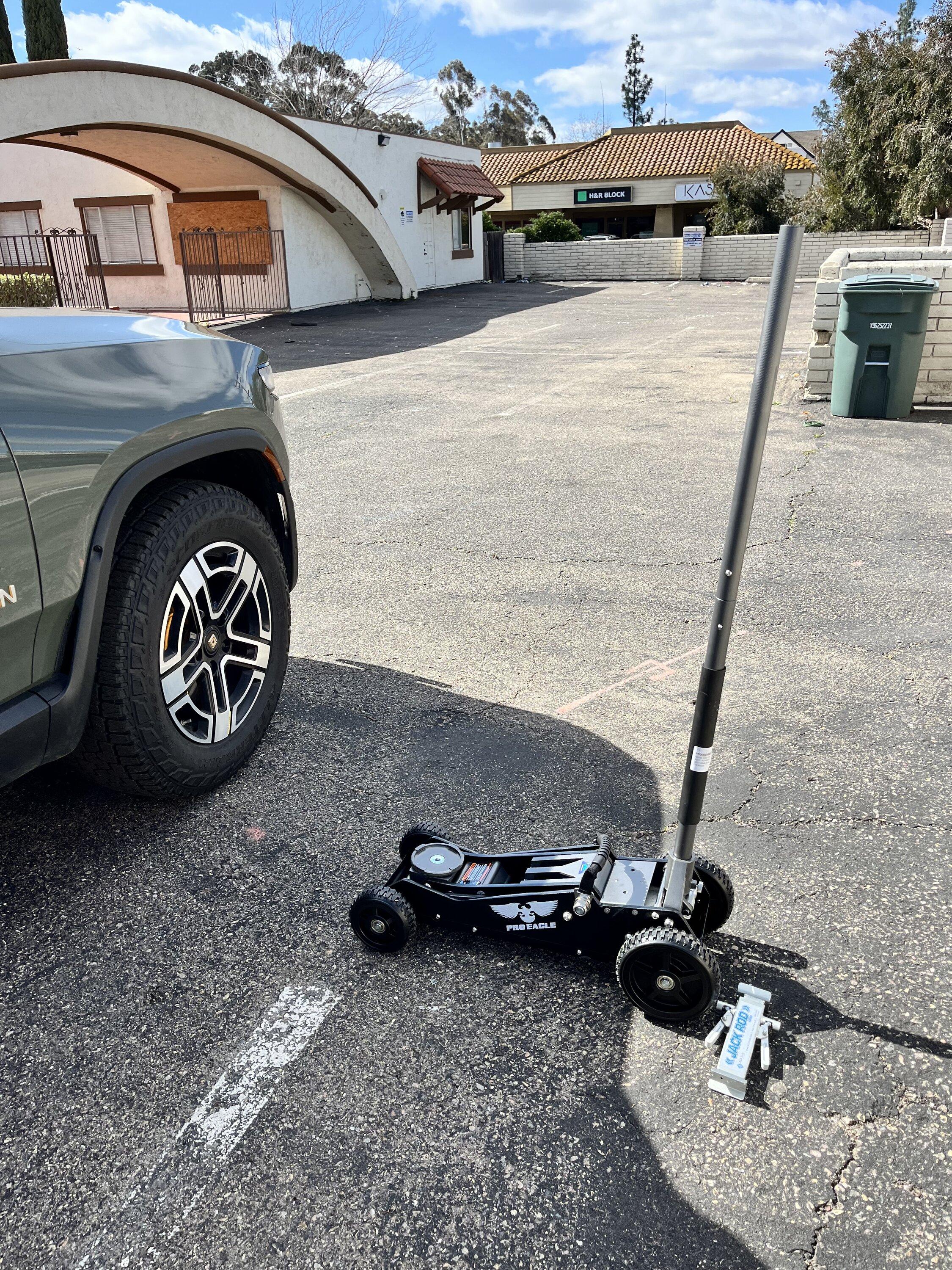 Rivian R1T R1S Mobile Service Tire Rotation a good deal at $60! IMG_3222