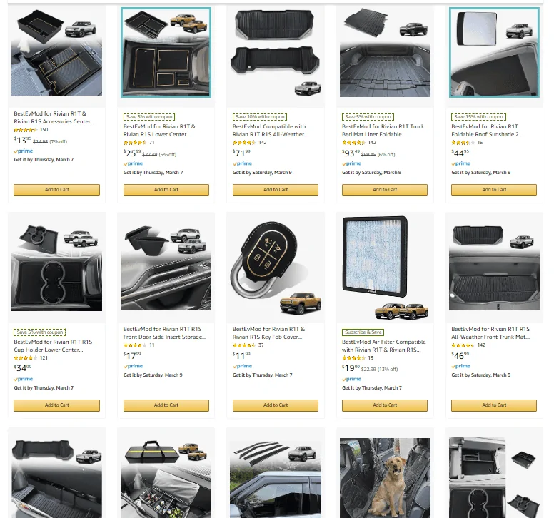 Rivian R1T R1S About BestEvMod Cup Holder Limiter Inserts, and a Weekend Flash Giveaway Raffle 1709347032644