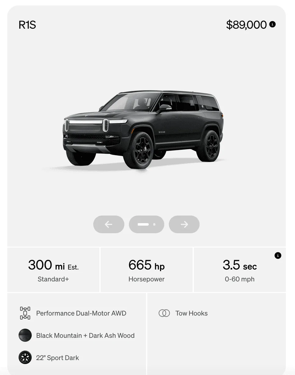 Rivian R1T R1S Bait and Switch? Screenshot 2024-03-05 at 11.00.27 AM