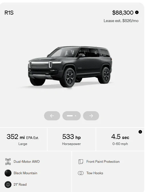 Rivian R1T R1S Bait and Switch? 1709662804019