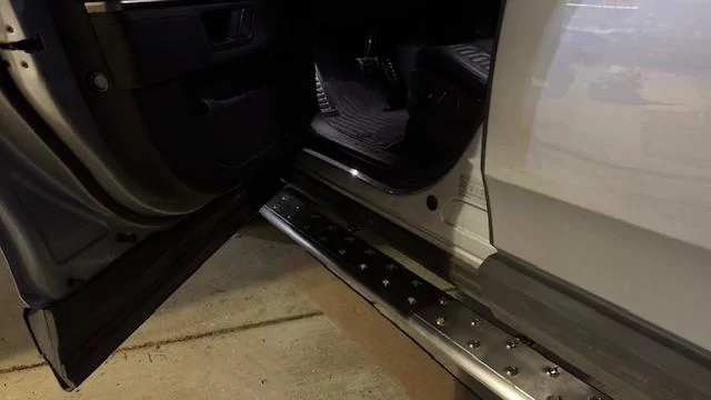 Rivian R1T R1S RealWheels EV Stainless Steel Running Boards IMG_7933