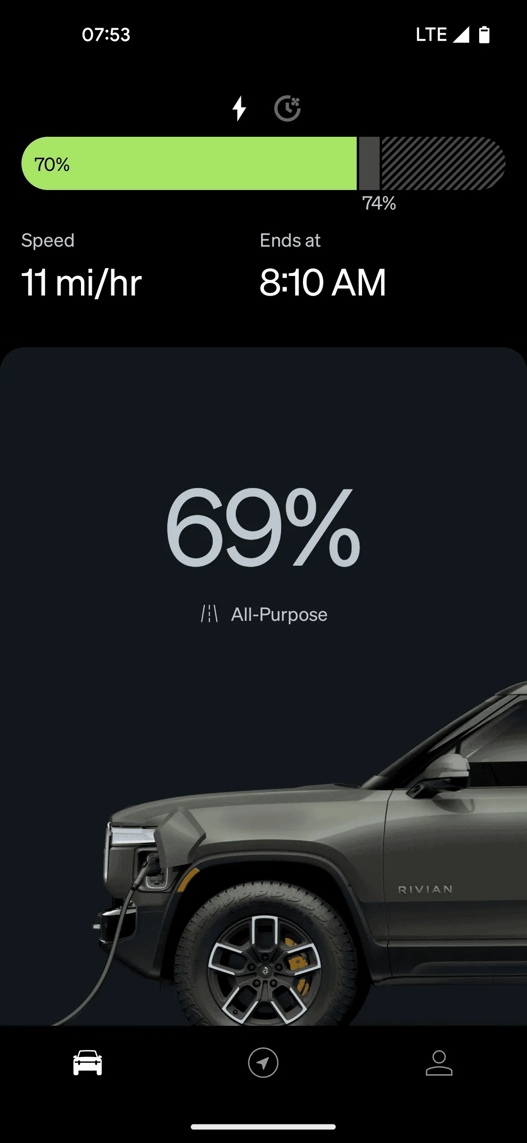 Rivian R1T R1S Screwed again by manual->scheduled charging! 1000008974