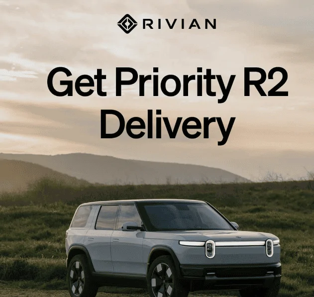 Rivian R1T R1S Priority R2 delivery for R1 owners announced! 1709850301977