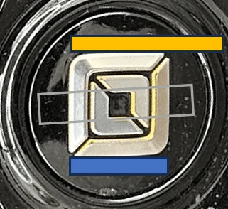 Rivian R1T R1S Need help with a wheel measurement - Yellow Rivian Logo 1709947416068