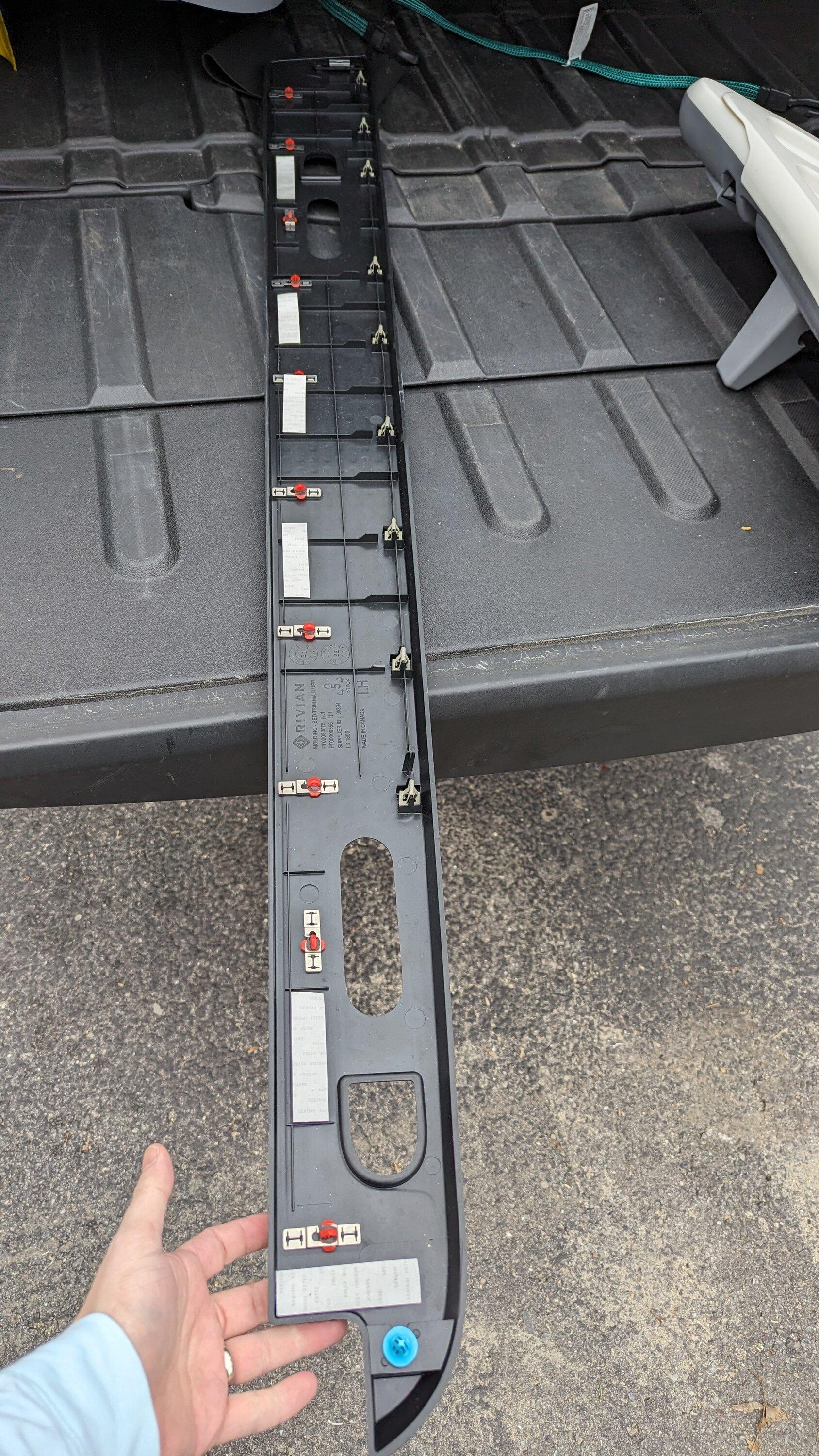 Rivian R1T R1S For Sale upper left bed trim new PXL_20240309_194216013