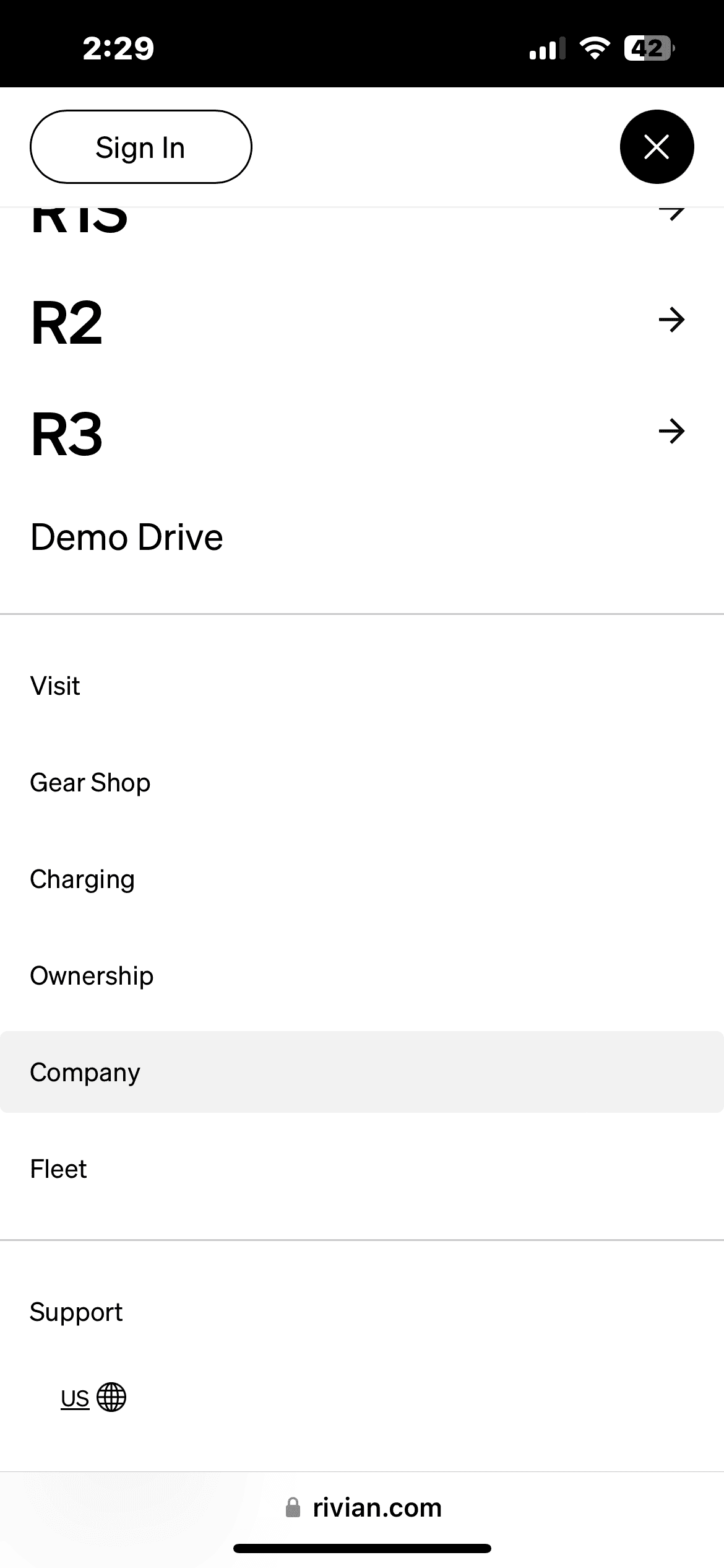 Rivian R1T R1S Rivian GB website IMG_3012