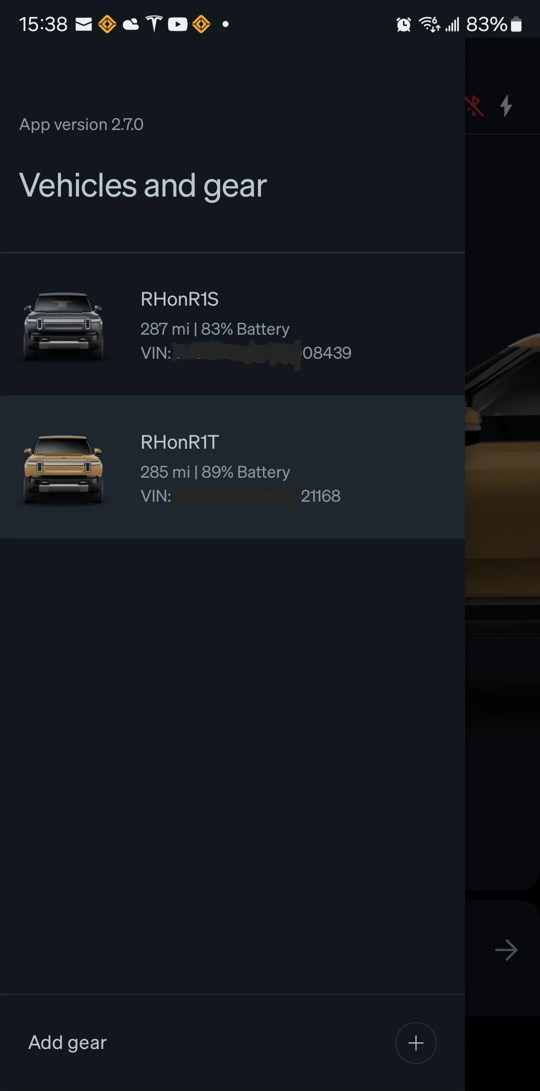 Rivian R1T R1S App version 2.7.2 - any differences? Screenshot_20240309_154249_Gallery