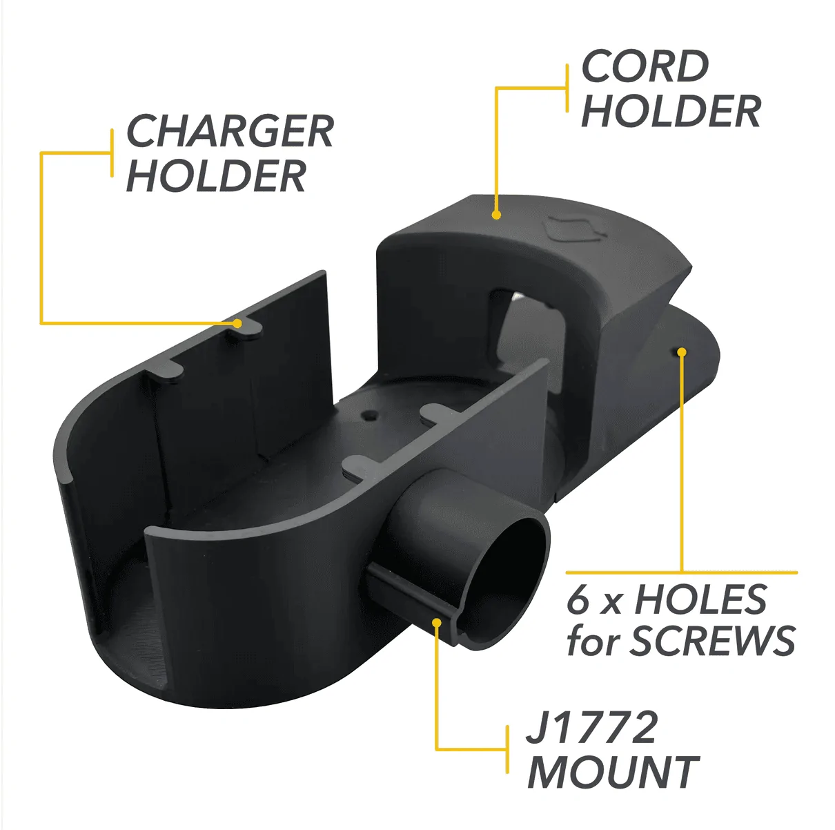 Rivian R1T R1S Portable charger wall mount with plug & cable holder, by TWRAPS Screenshot 2024-03-09 at 3.11.03 PM