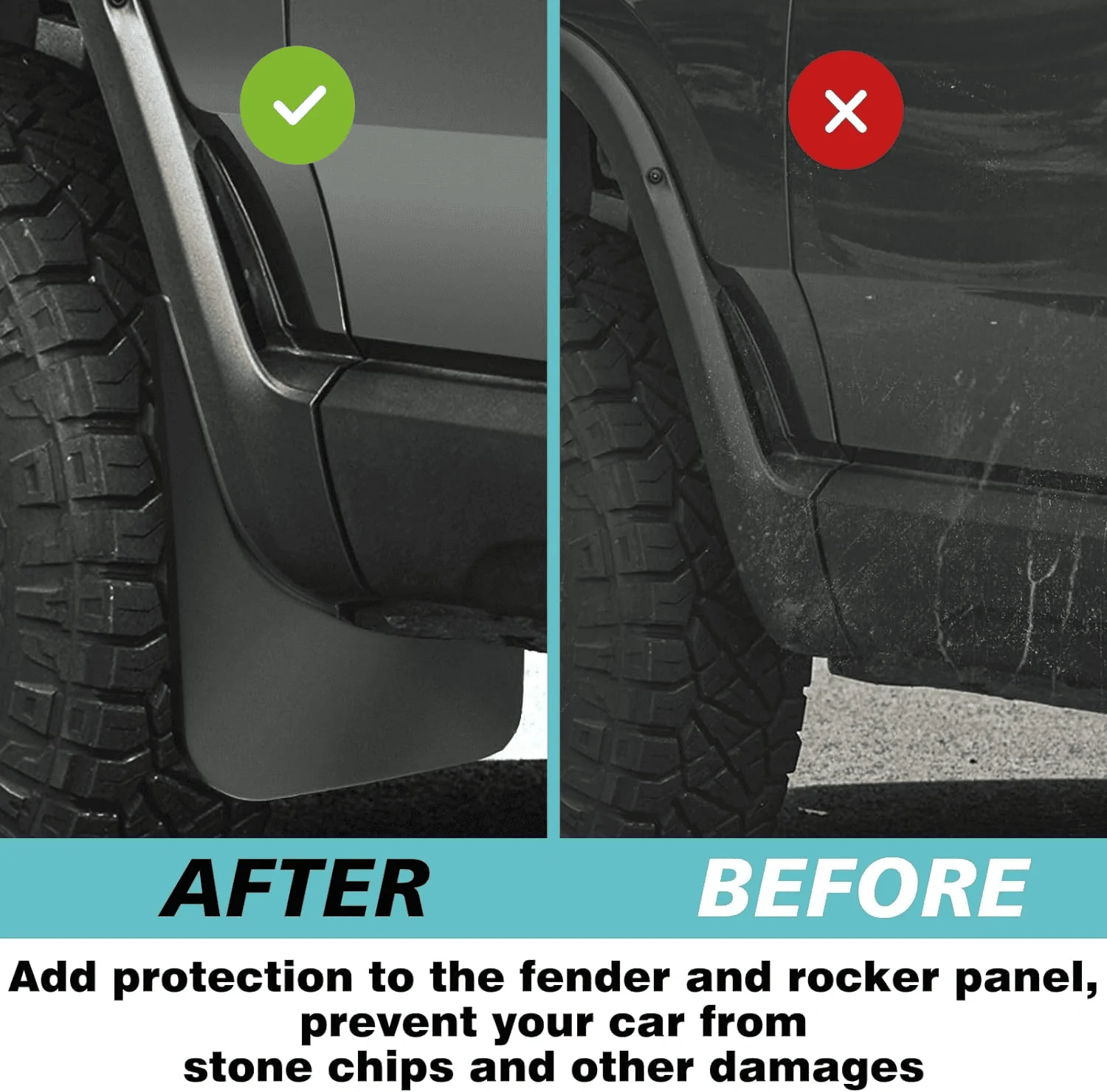 Rivian R1T R1S BestEvMod Mud Flaps for R1T Available Now 1710154351670