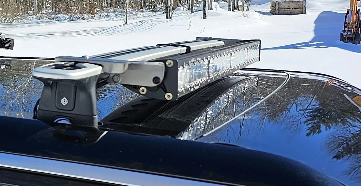 Rivian R1T R1S Stowable 40" Light Bar Setup 20240312_112236