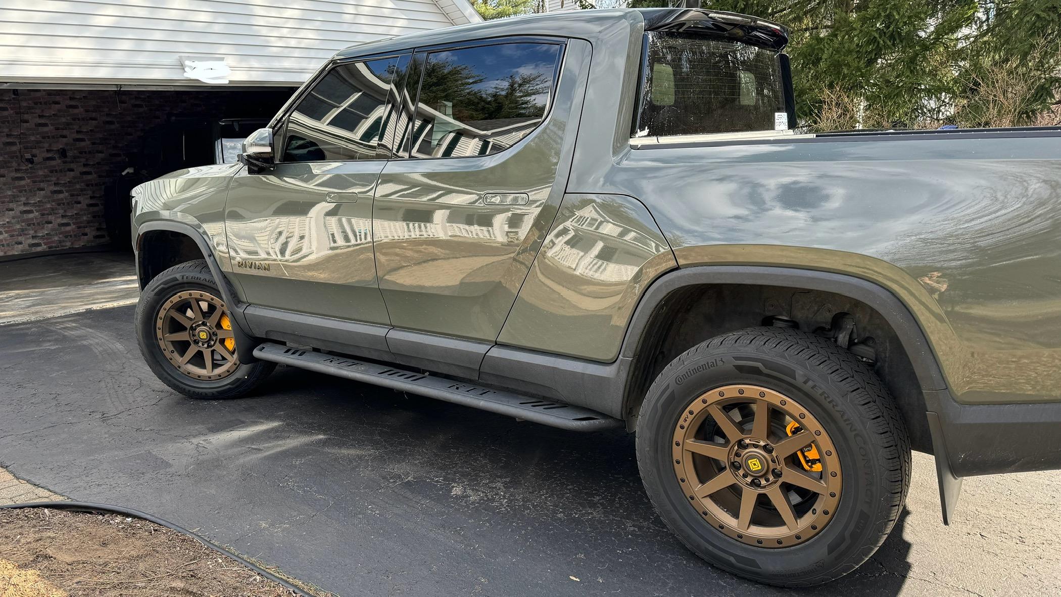 Rivian R1T R1S BestEvMod Mud Flaps for R1T Available Now IMG_0725