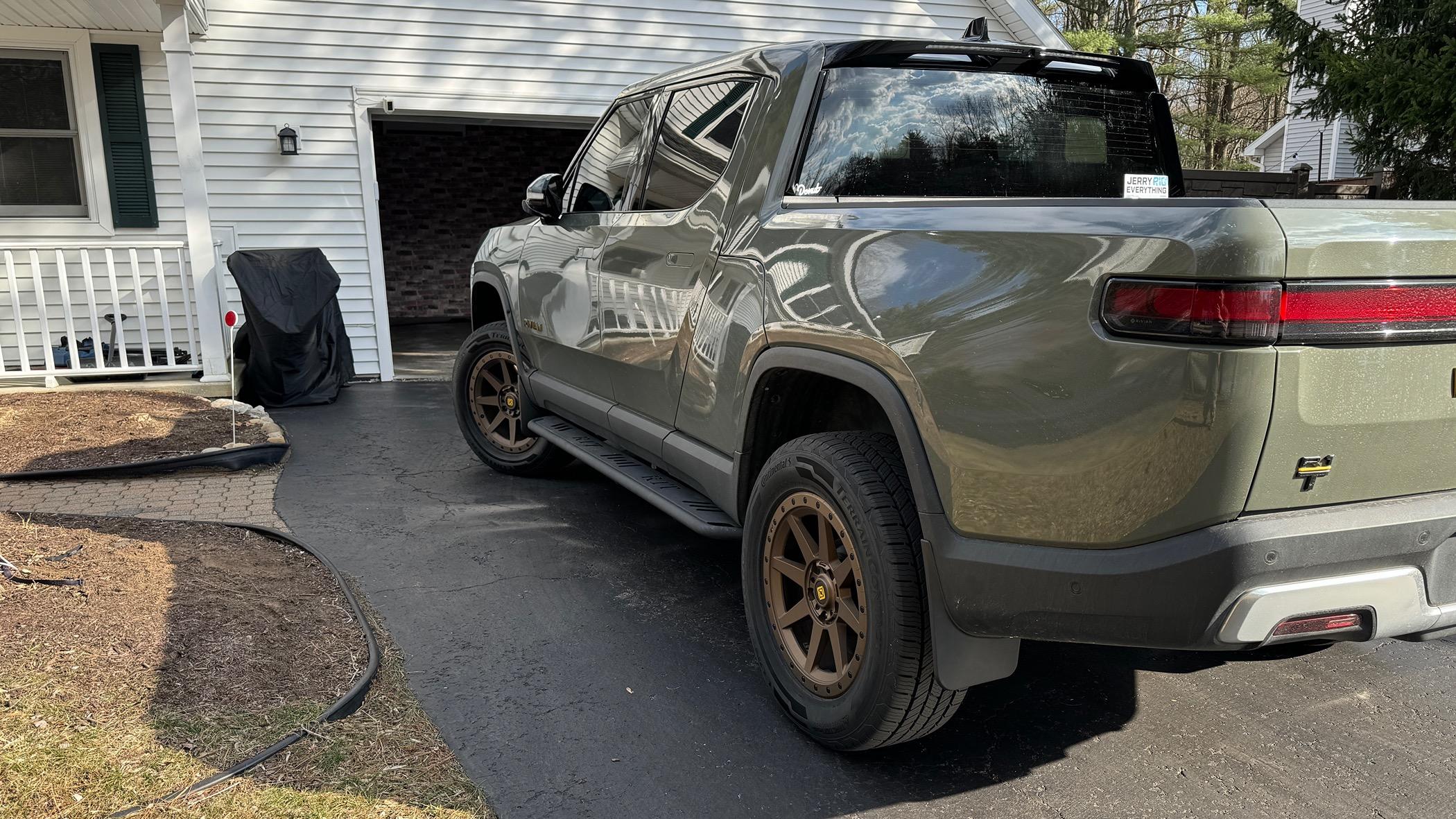 Rivian R1T R1S BestEvMod Mud Flaps for R1T Available Now IMG_0726