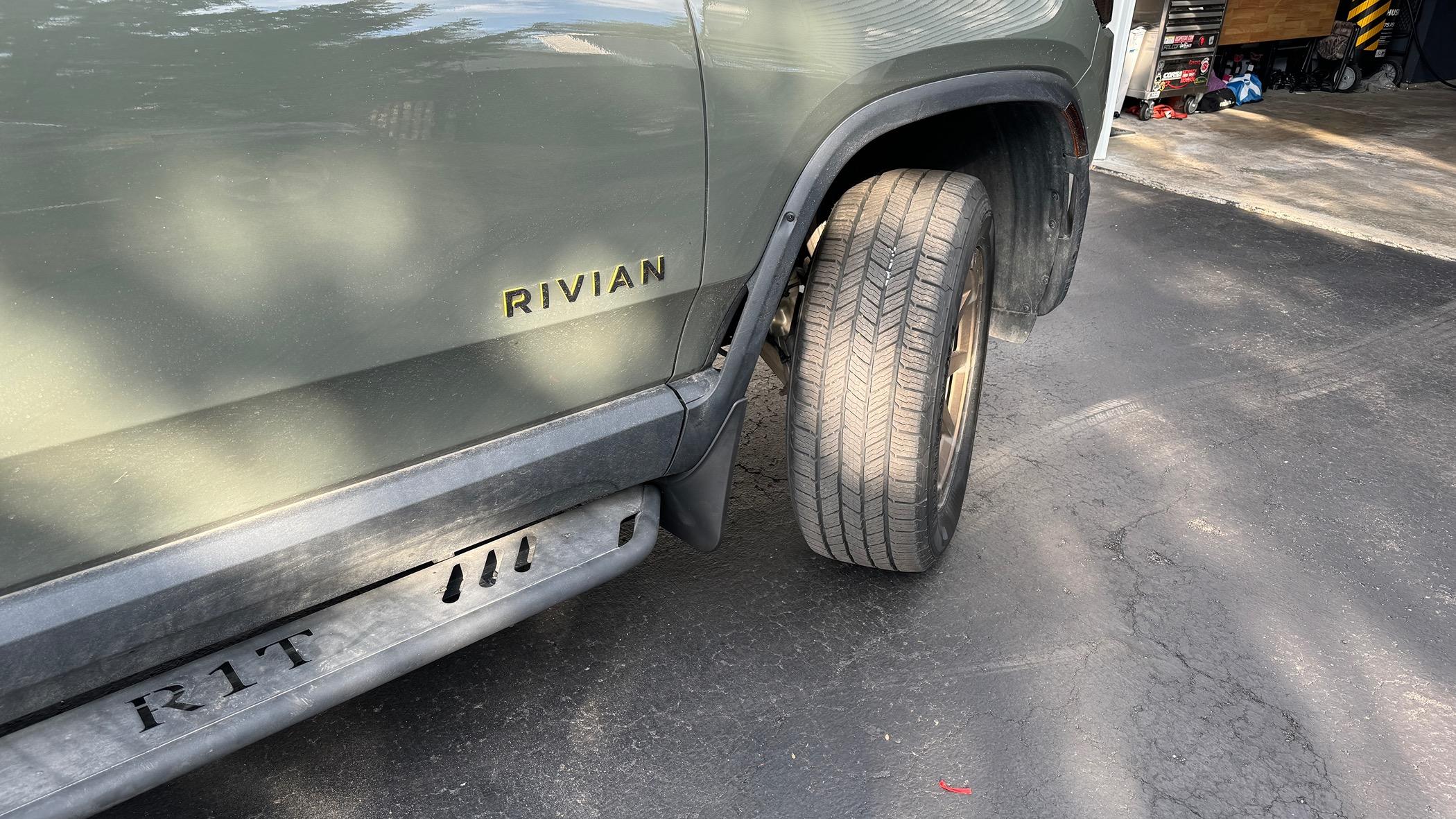 Rivian R1T R1S BestEvMod Mud Flaps for R1T Available Now IMG_0728