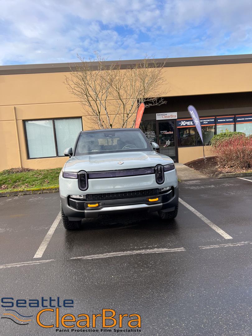Rivian R1T R1S Transform Your Rivian: Customization Options Await!  @ Seattle ClearBra in Redmond, WA Clearbra-Ultimateplus-SeattleClearBra-Clear-BRa-Paintprotectionfilm--93