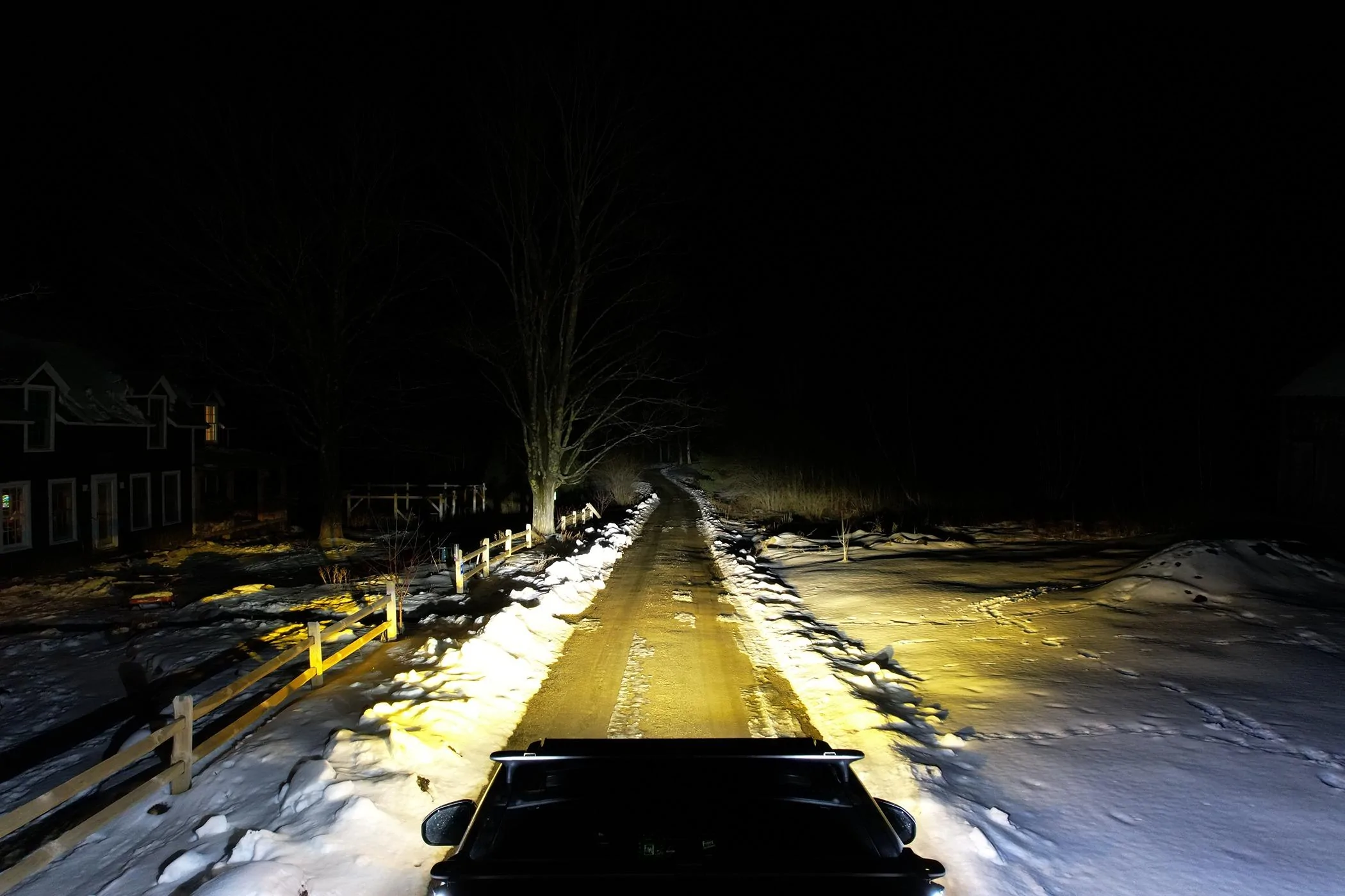 Rivian R1T R1S Stowable 40" Light Bar Setup Rivian Forward High+Fog