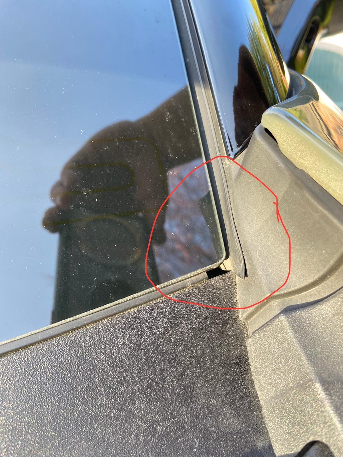 Rivian R1T R1S Is there a seal issue with my front windshield? IMG_6604