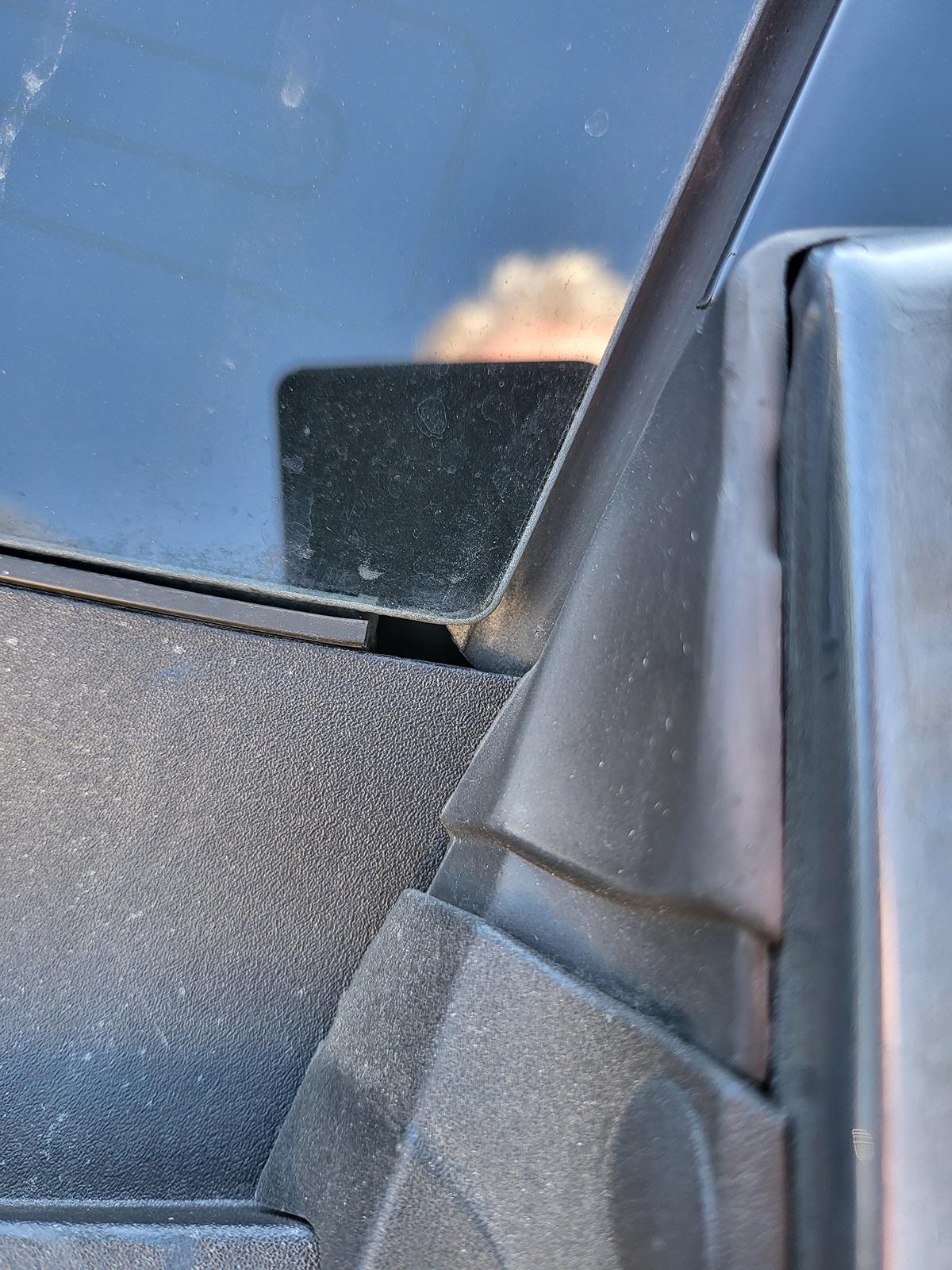 Rivian R1T R1S Is there a seal issue with my front windshield? 20240314_170846