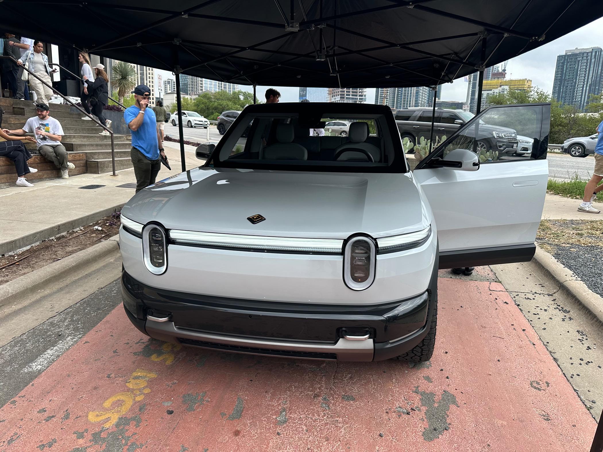 Rivian R1T R1S [Updated w/ pics] R2 available for viewing in Austin TX @ Yeti Coolers -- today and tomorrow (3/15) IMG_7471